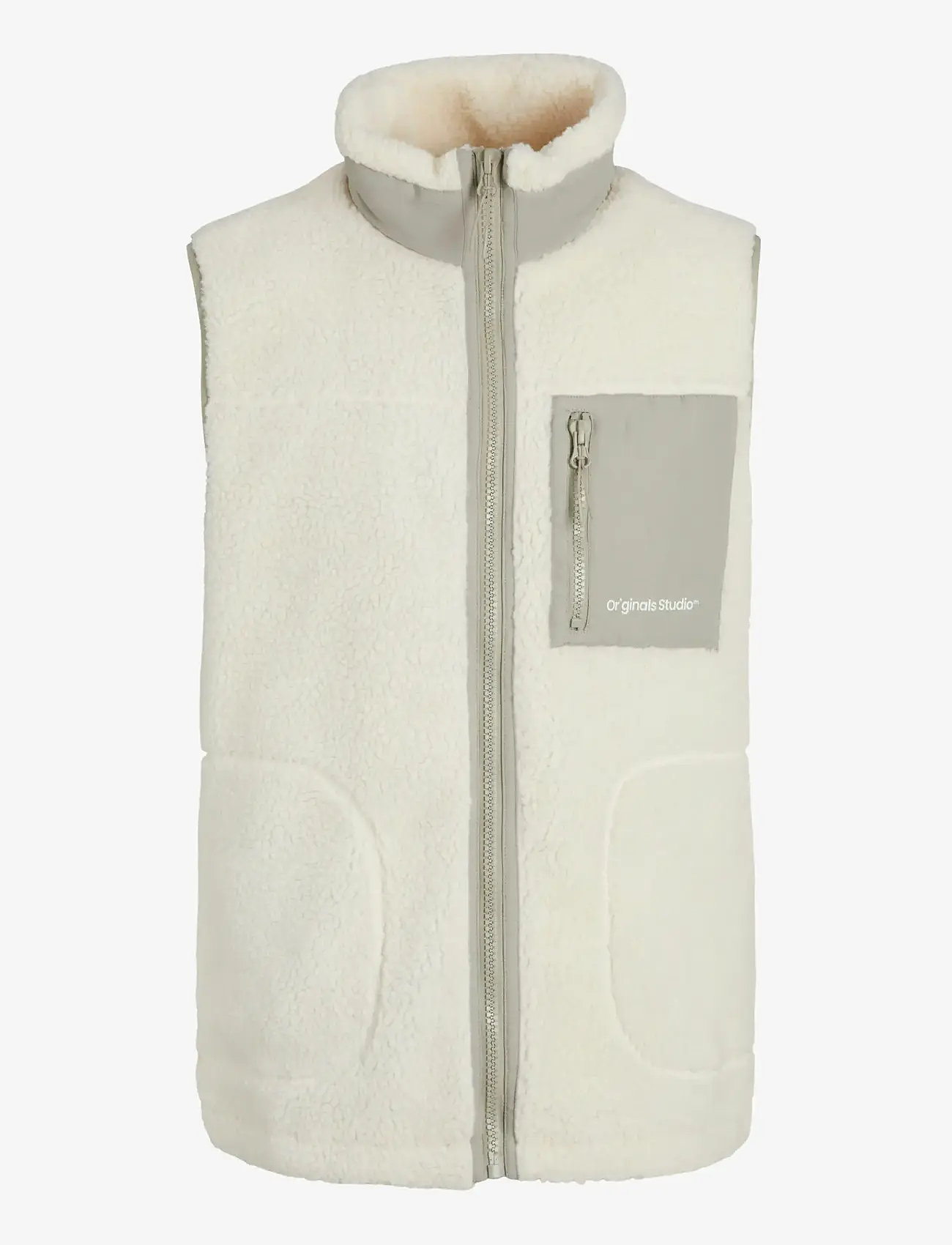 Jack & Jones - JORVESTERBRO TEDDY BODYWARMER AW24 NOOS - kamizelki - cloud dancer - 1