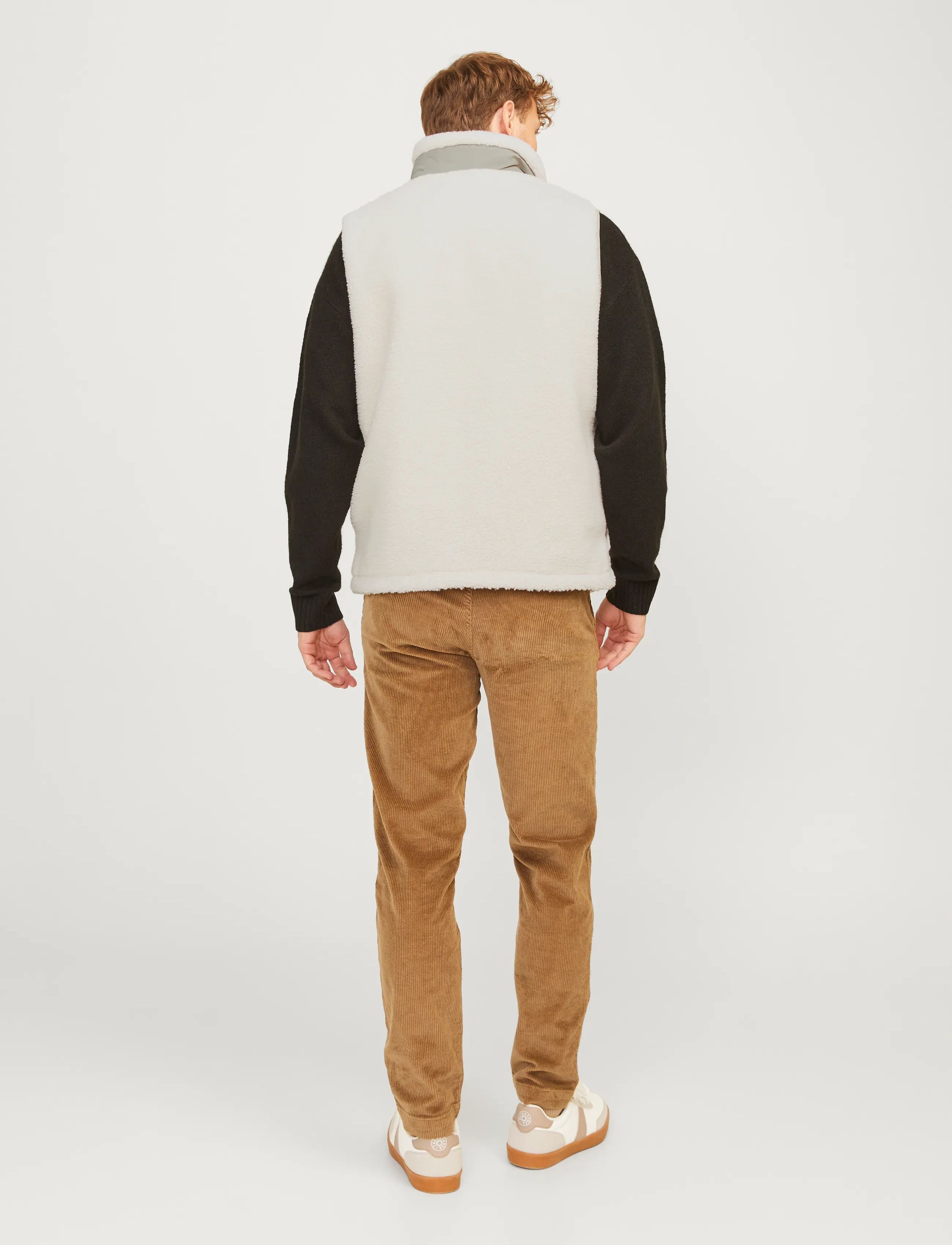 Jack & Jones - JORVESTERBRO TEDDY BODYWARMER AW24 NOOS - veste - cloud dancer - 2