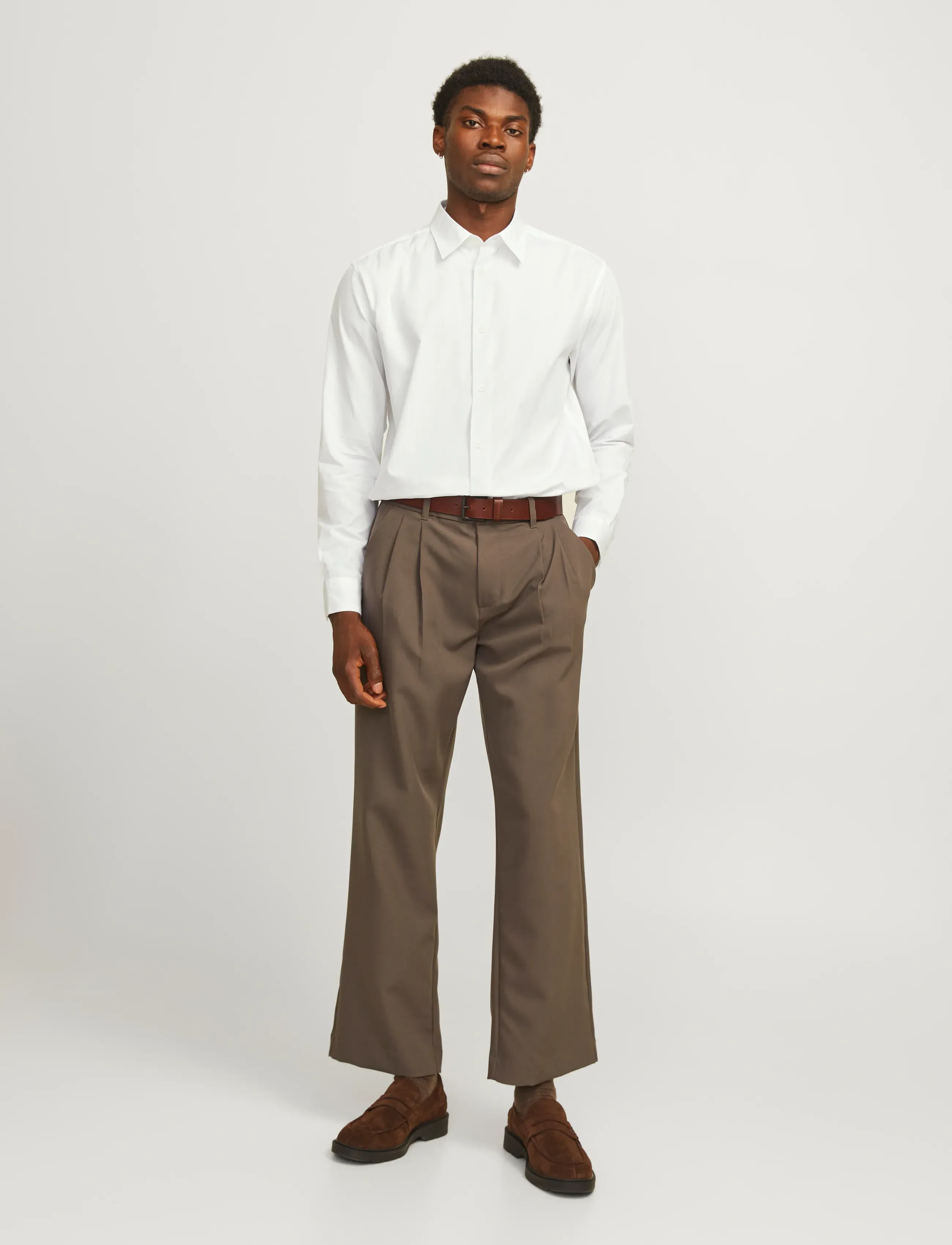 Jack & Jones - JPRBLABUSHWICK STANLEY SHIRT L/S SN - striped shirts - bright white - 3