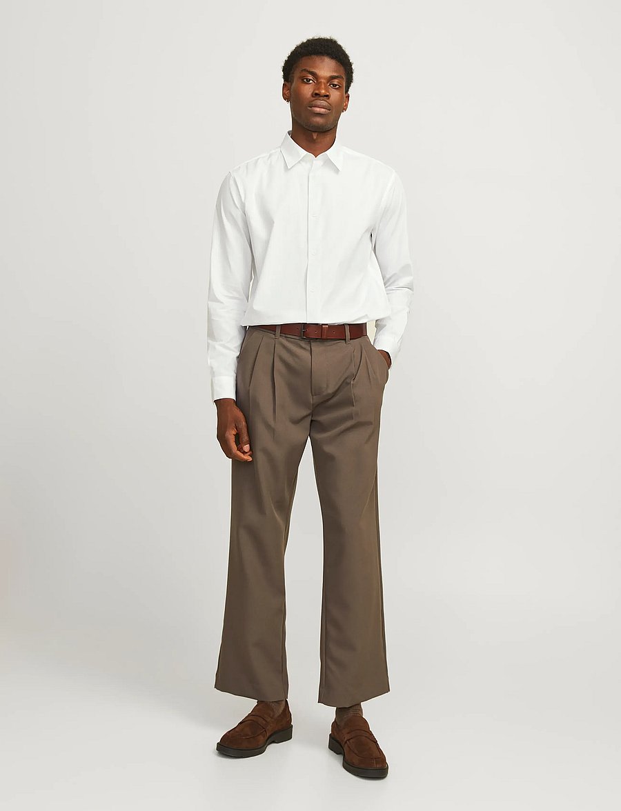 Jack & Jones - JPRBLABUSHWICK STANLEY SHIRT L/S SN - gestreifte hemden - bright white - 3