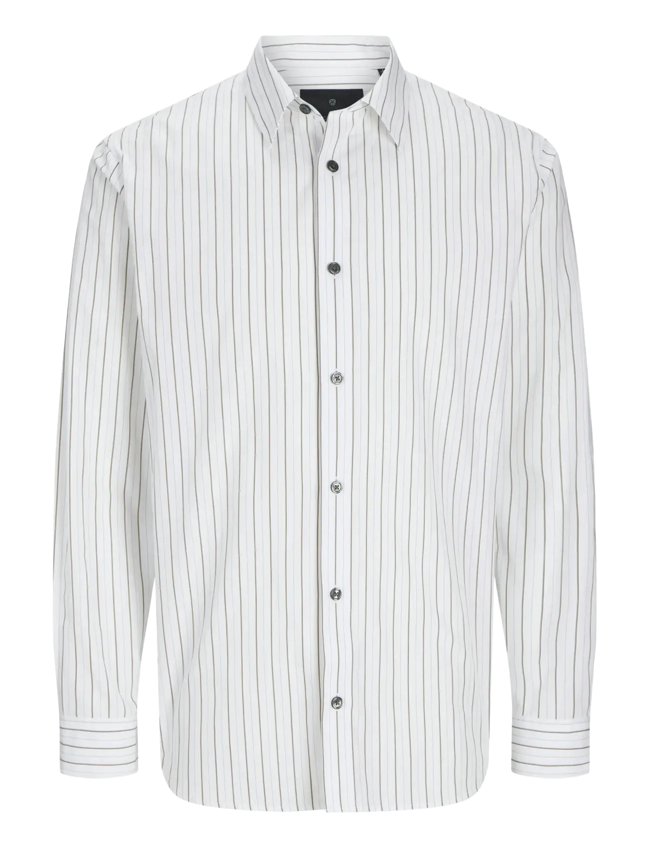 JACK & JONES Jprblabushwick Stanley Shirt L/S Sn Weiß - S - Herren