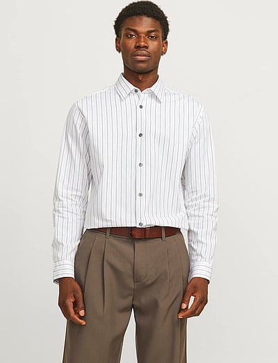 Jprblabushwick Stanley Shirt L/S Sn - Stribede Skjorter