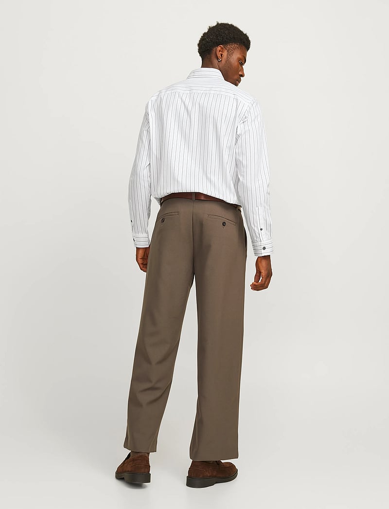 Jack & Jones - JPRBLABUSHWICK STANLEY SHIRT L/S SN - gestreifte hemden - white - 2