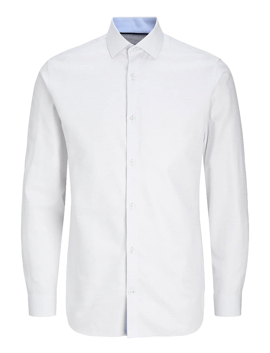 Jack & Jones - JPRBLAPARKER DETAIL L/S SHIRT NOOS - formelle hemden - cloud dancer - 1