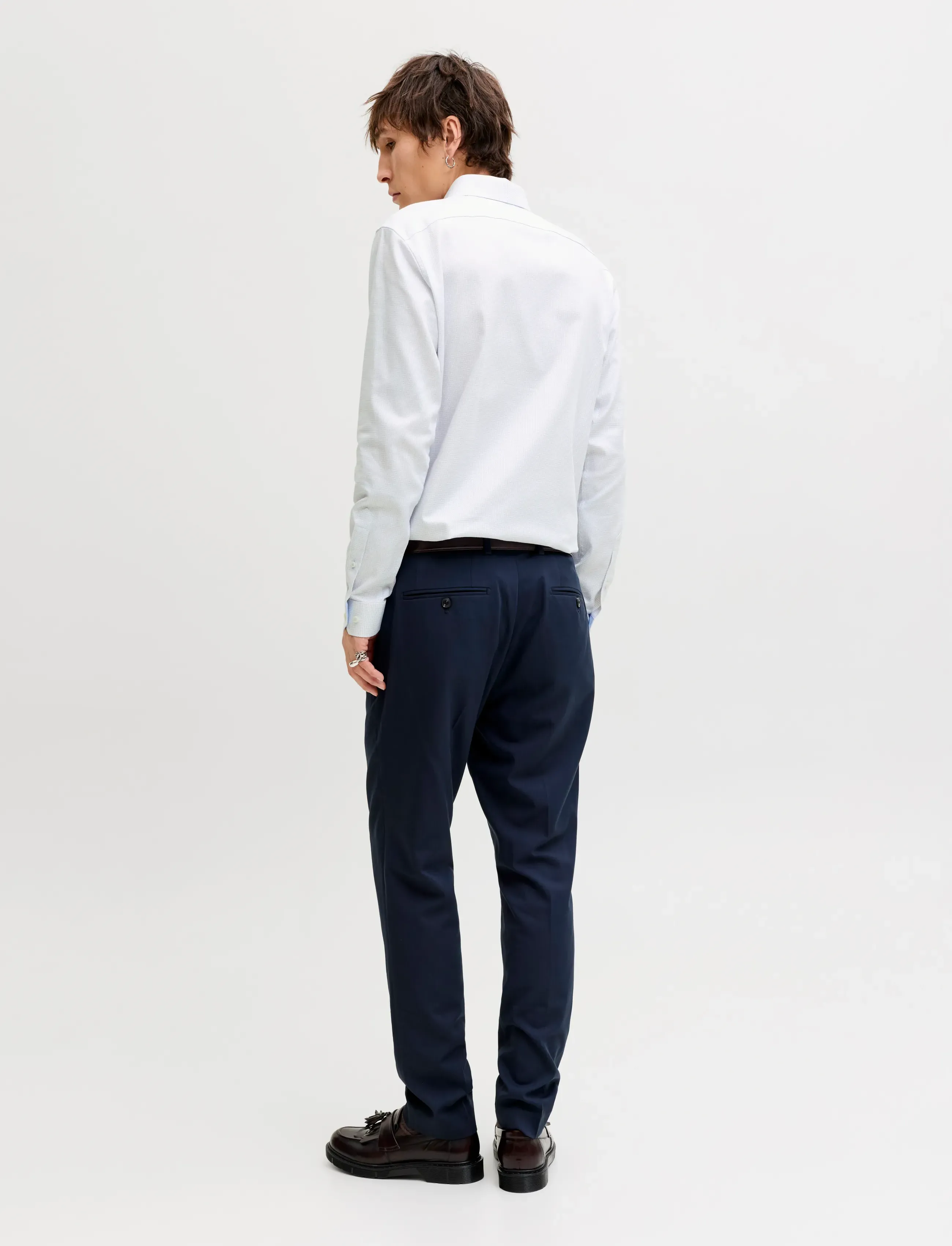 Jack & Jones - JPRBLAPARKER DETAIL L/S SHIRT NOOS - formal shirts - cloud dancer - 2