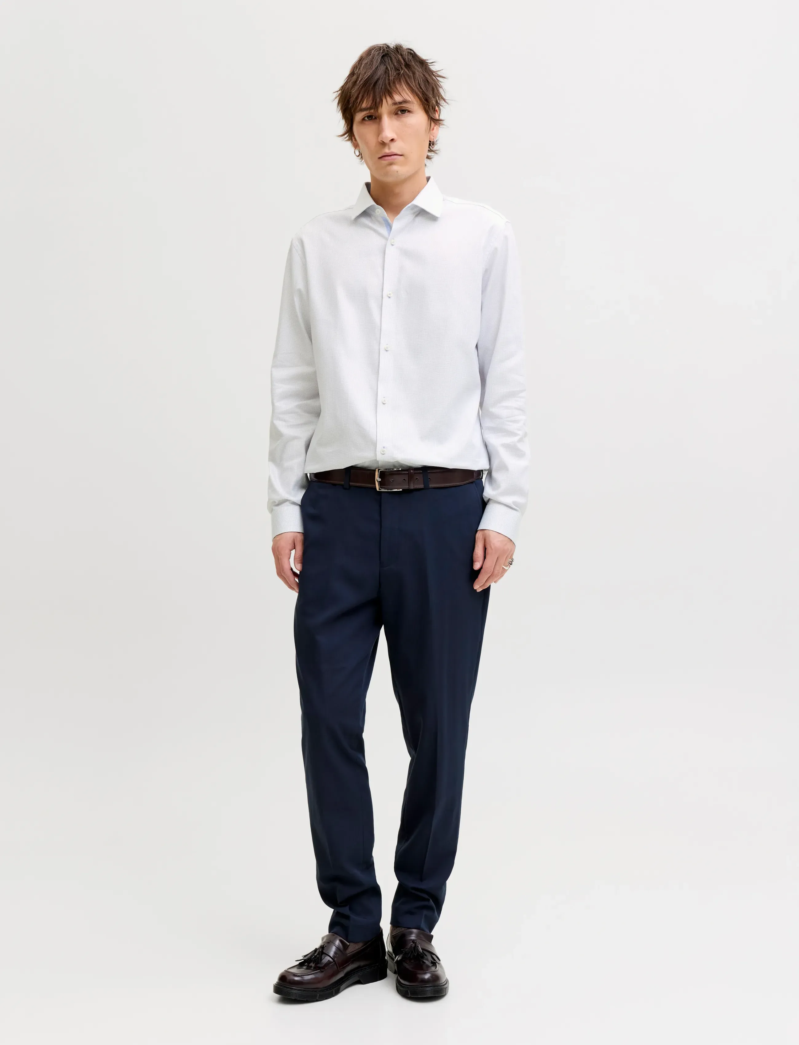 Jack & Jones - JPRBLAPARKER DETAIL L/S SHIRT NOOS - formal shirts - cloud dancer - 3