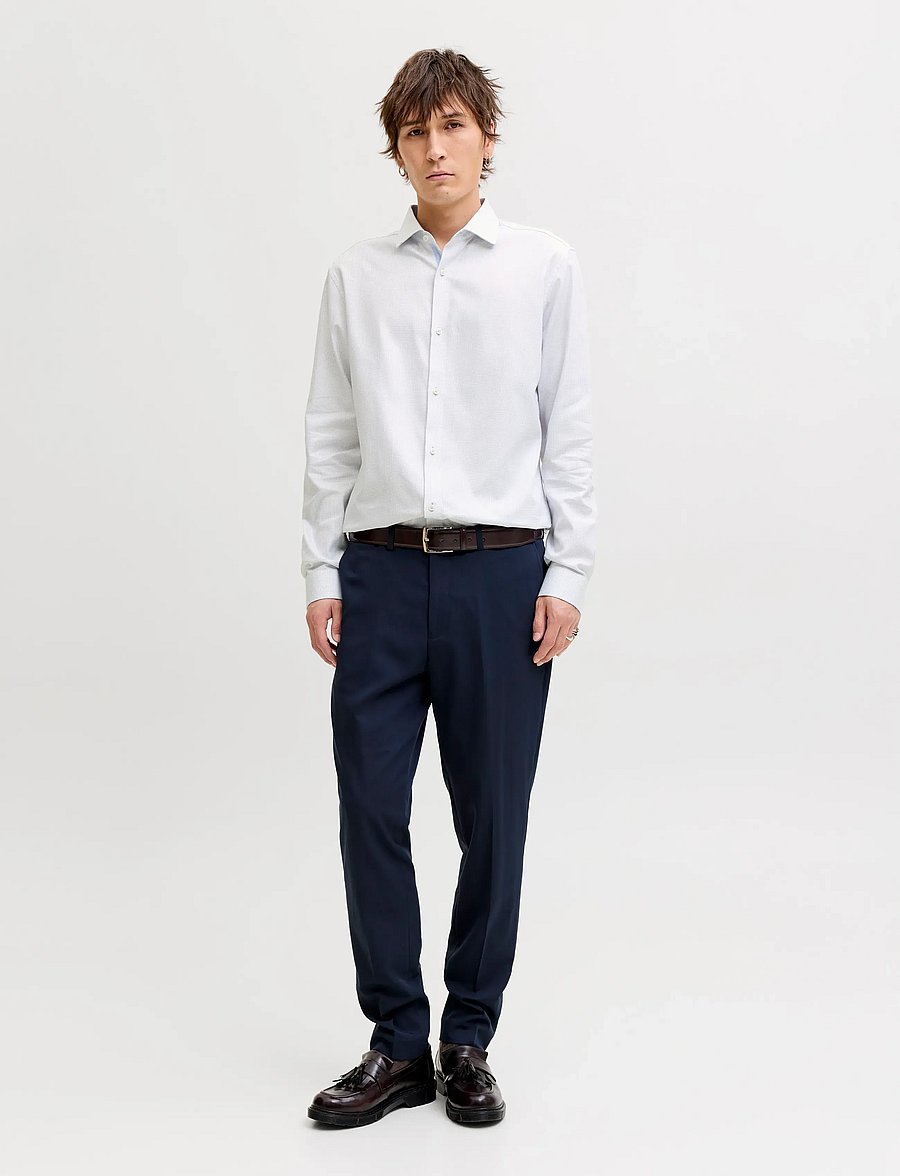 Jack & Jones - JPRBLAPARKER DETAIL L/S SHIRT NOOS - formelle hemden - cloud dancer - 3