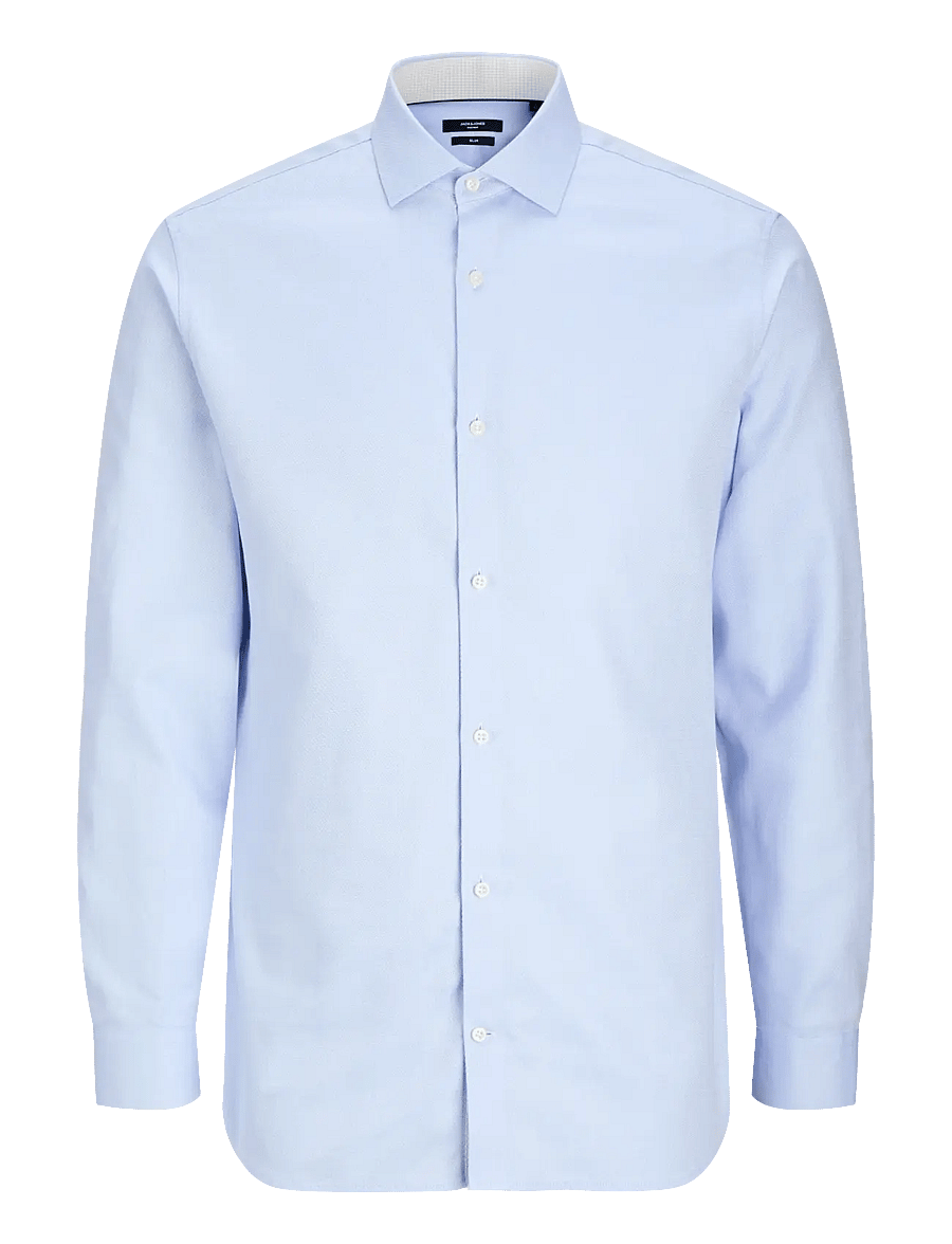 Jack & Jones - JPRBLAPARKER DETAIL L/S SHIRT NOOS - pidulikud särgid - faded denim - 1
