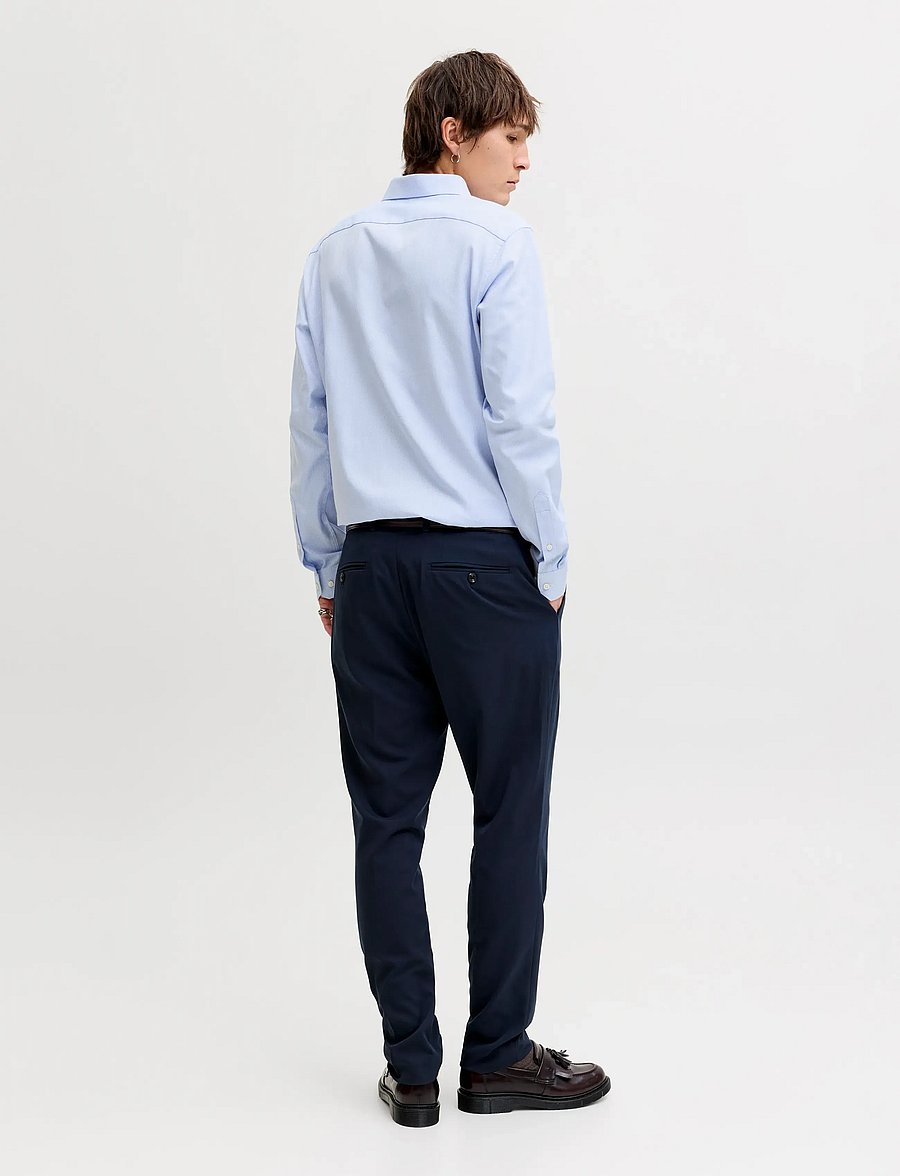 Jack & Jones - JPRBLAPARKER DETAIL L/S SHIRT NOOS - pidulikud särgid - faded denim - 3