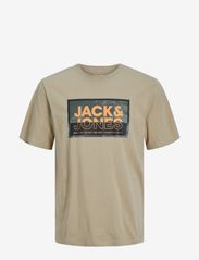 Jack & Jones - JCOLOGAN TEE SS CREW NECK SS24 3PK MP - short-sleeved t-shirts - navy blazer - 1