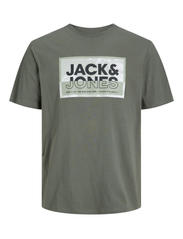 Jack & Jones - JCOLOGAN TEE SS CREW NECK SS24 3PK MP - short-sleeved t-shirts - navy blazer - 2