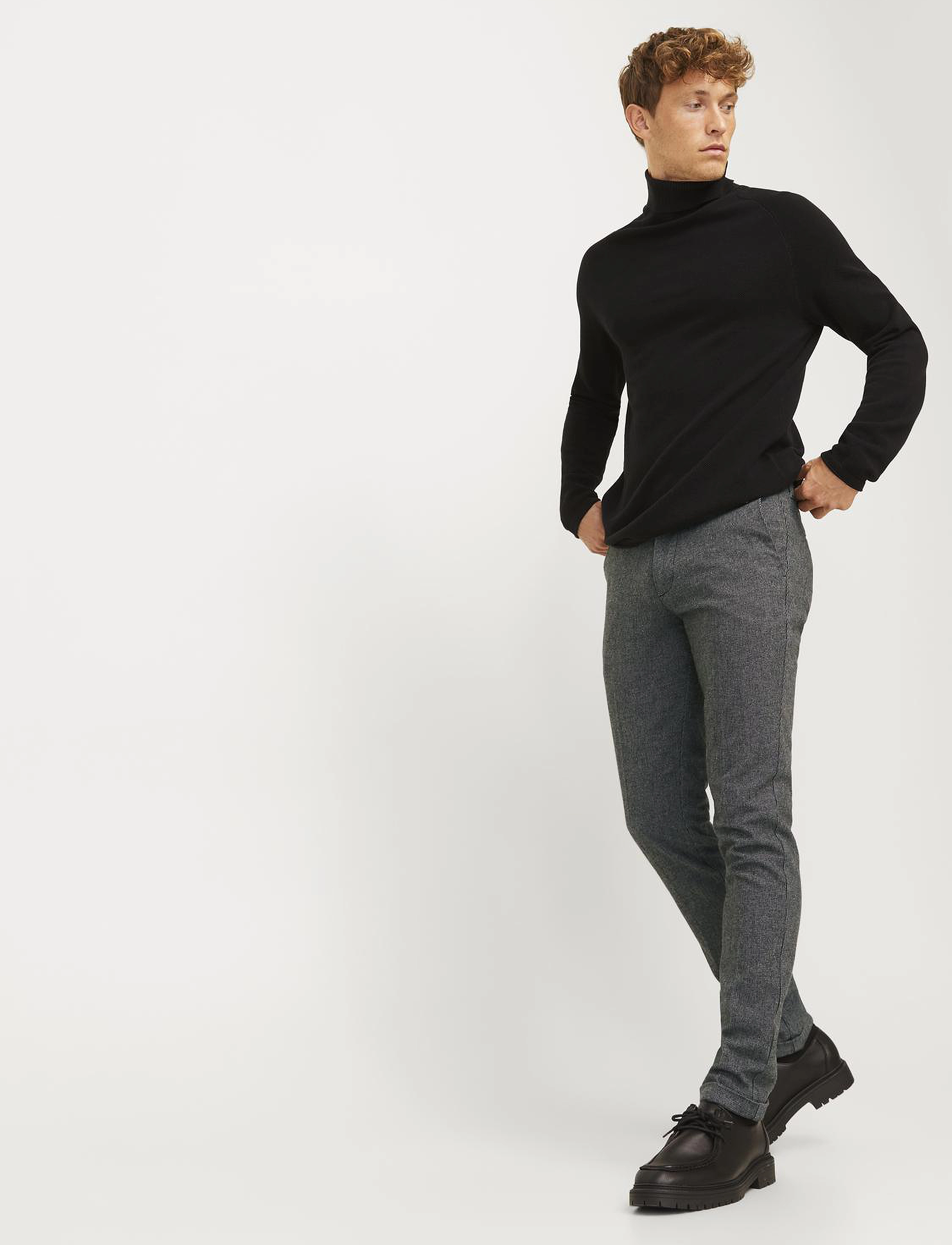 Jack & Jones - JPSTMARCO JJHENRY CHINO SN - dark grey - 4