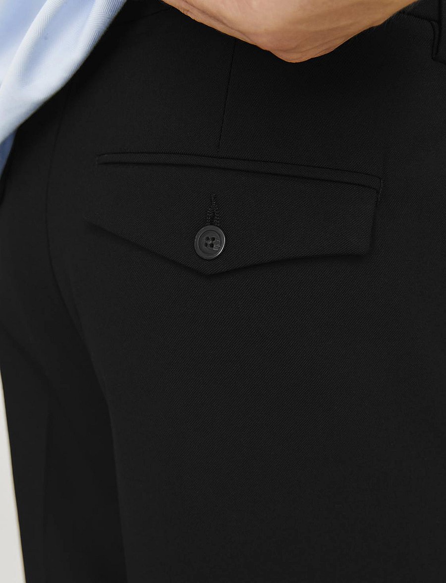 Jack & Jones - JPSTKARL BANKS CHINO SN - chino-buxur - black - 4