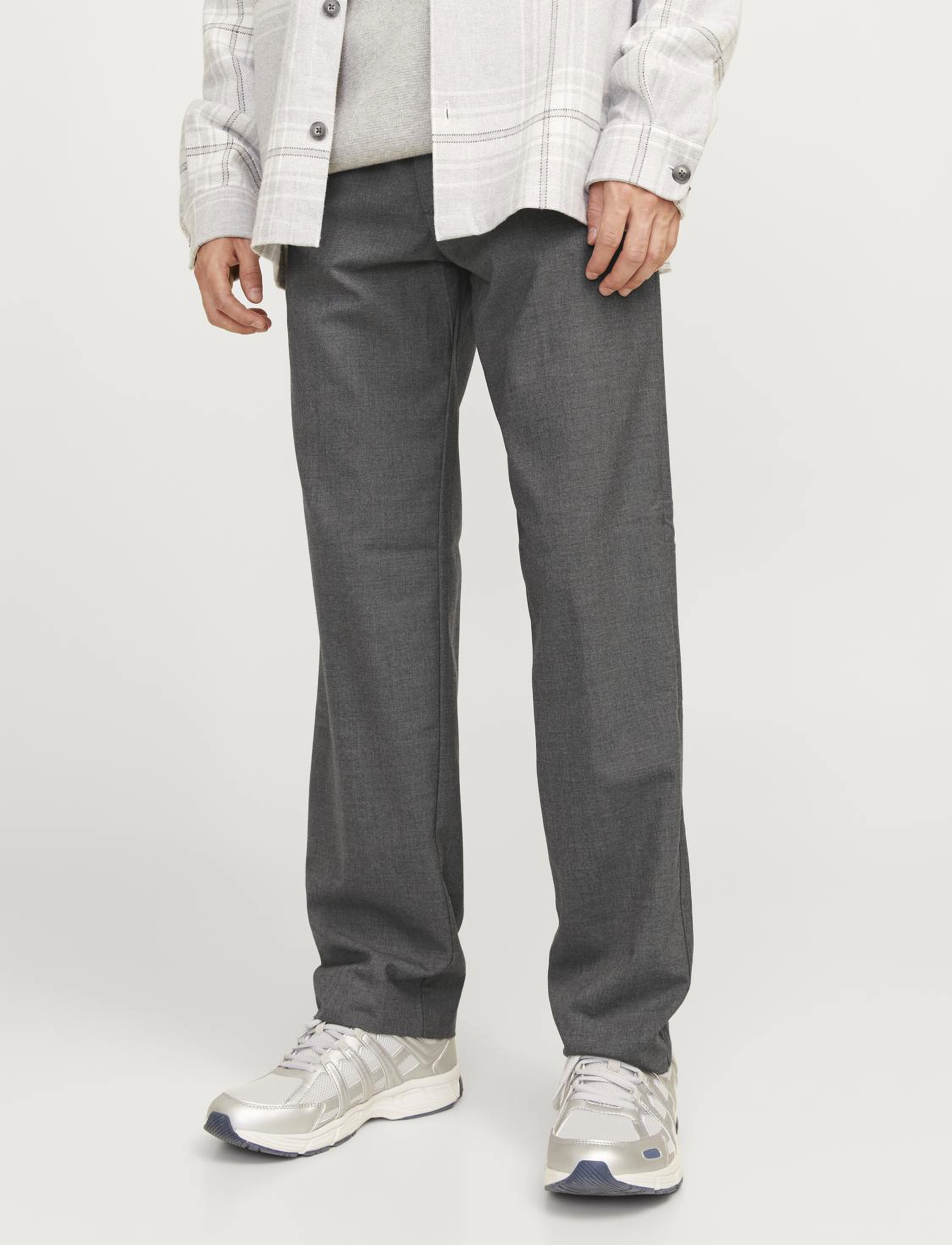 Jack & Jones JPSTKARL BANKS CHINO SN - Chinos - DARK GREY / grey