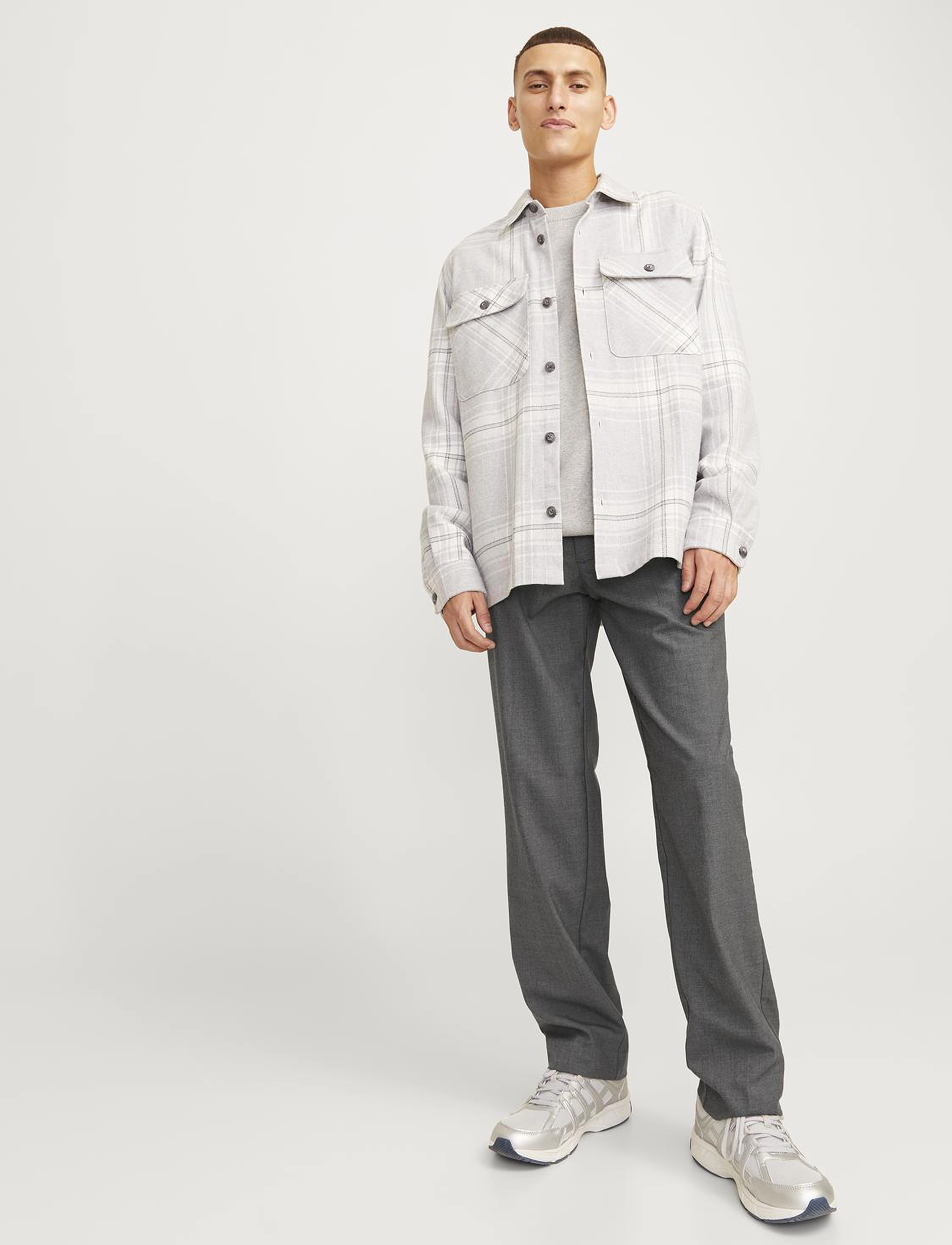 Jack & Jones - JPSTKARL BANKS CHINO SN - chinos - dark grey - 5