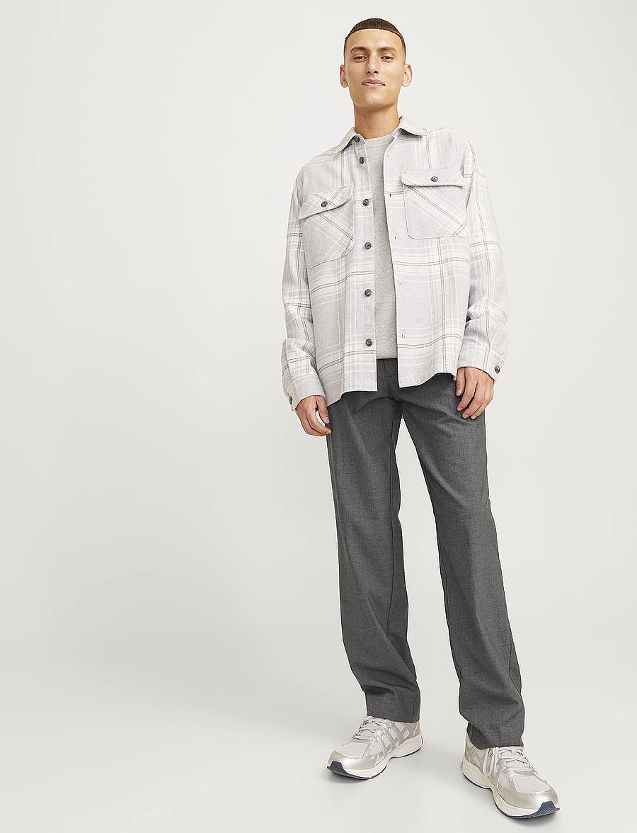 Jack & Jones - JPSTKARL BANKS CHINO SN - chinos - dark grey - 5