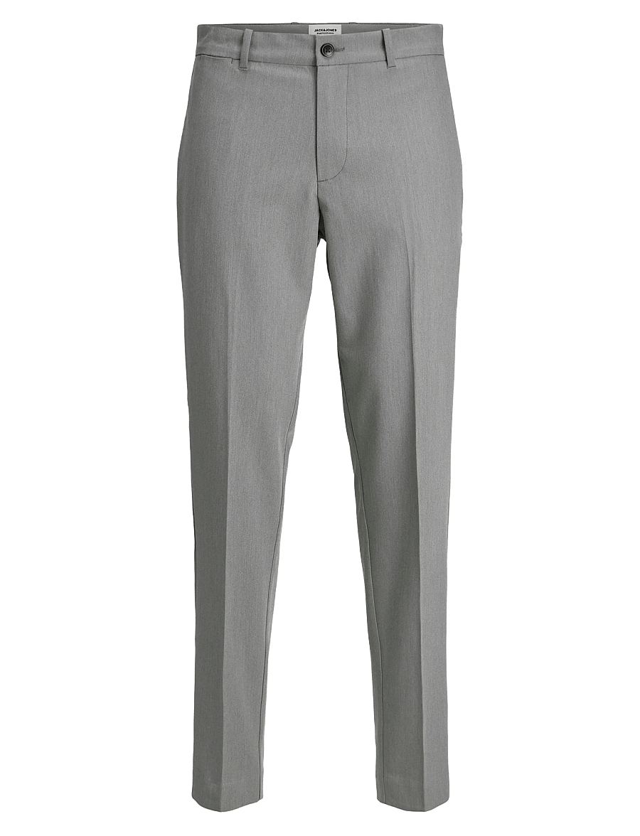 Jack & Jones - JPSTACE LEO CHINO NOOS - chinos - grey melange - 1