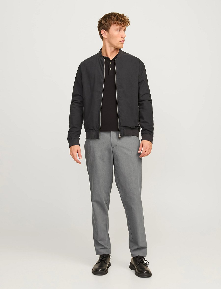 Jack & Jones - JPSTACE LEO CHINO NOOS - chinos - grey melange - 4