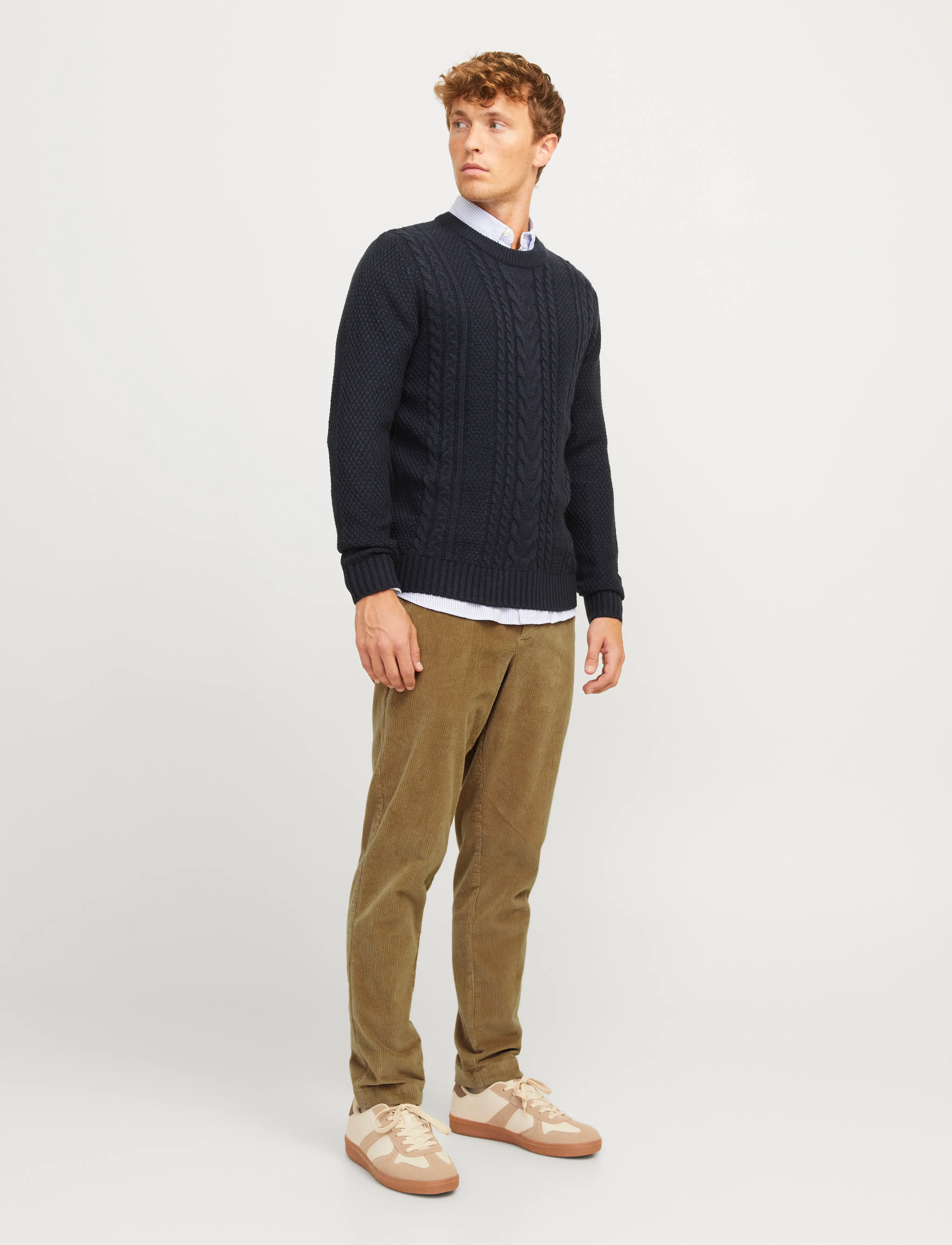 Jack & Jones - JPSTACE CORDUROY CHINO SN - chino's - elmwood - 4