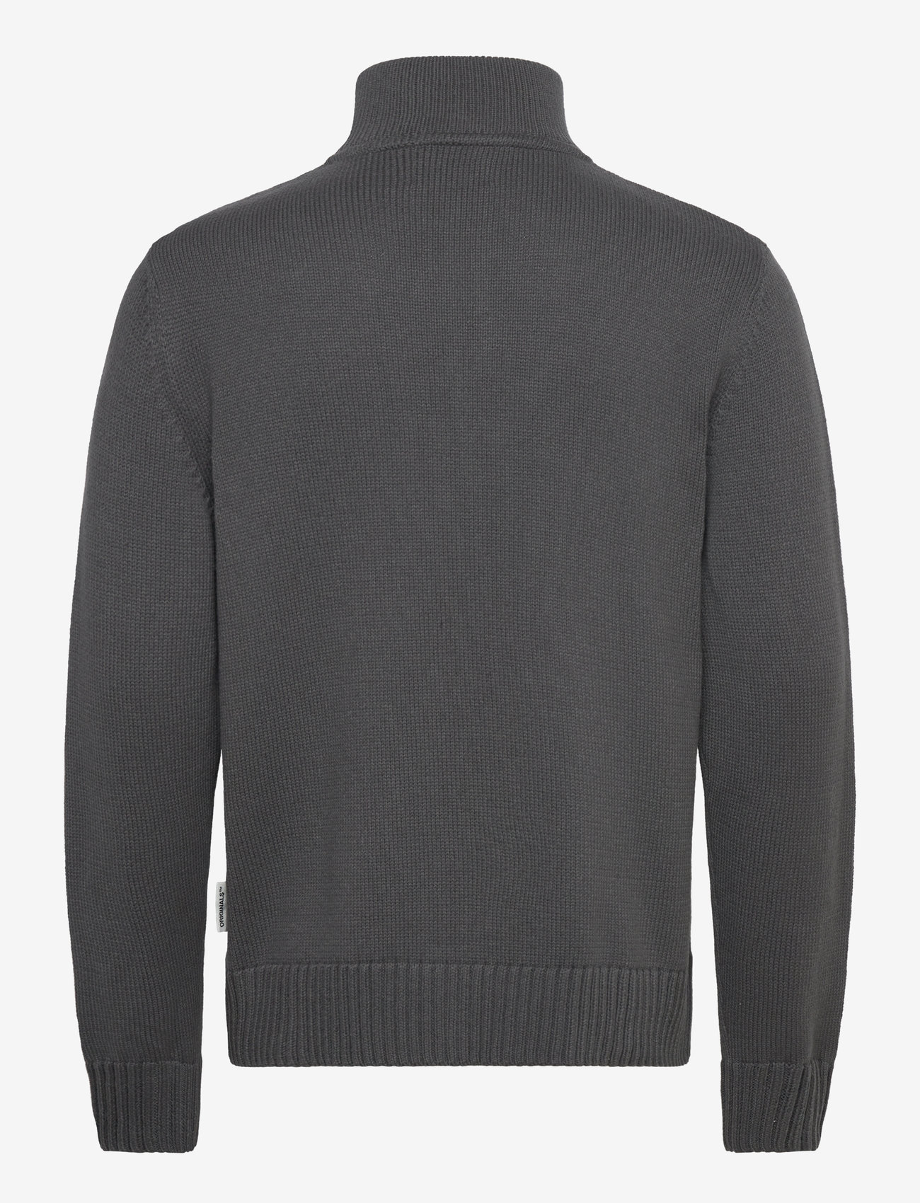 Jack & Jones - JORFREDERIKSBERG KNIT HALF ZIP - half zip-tröjor - iron gate - 1