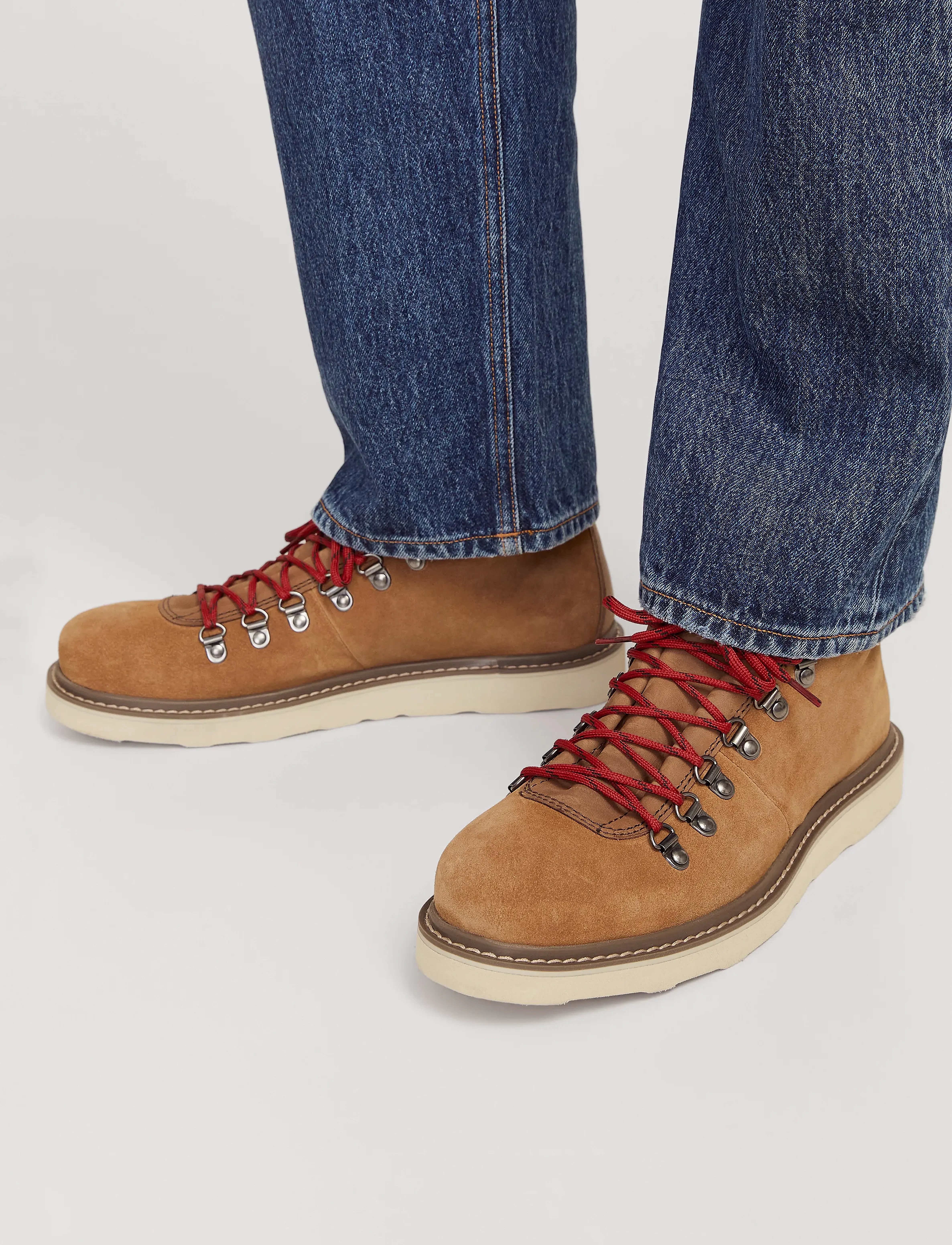 Jack & Jones - JFWCHORLTON SUEDE BOOT LN - støvler med snøre - tobacco brown - 5