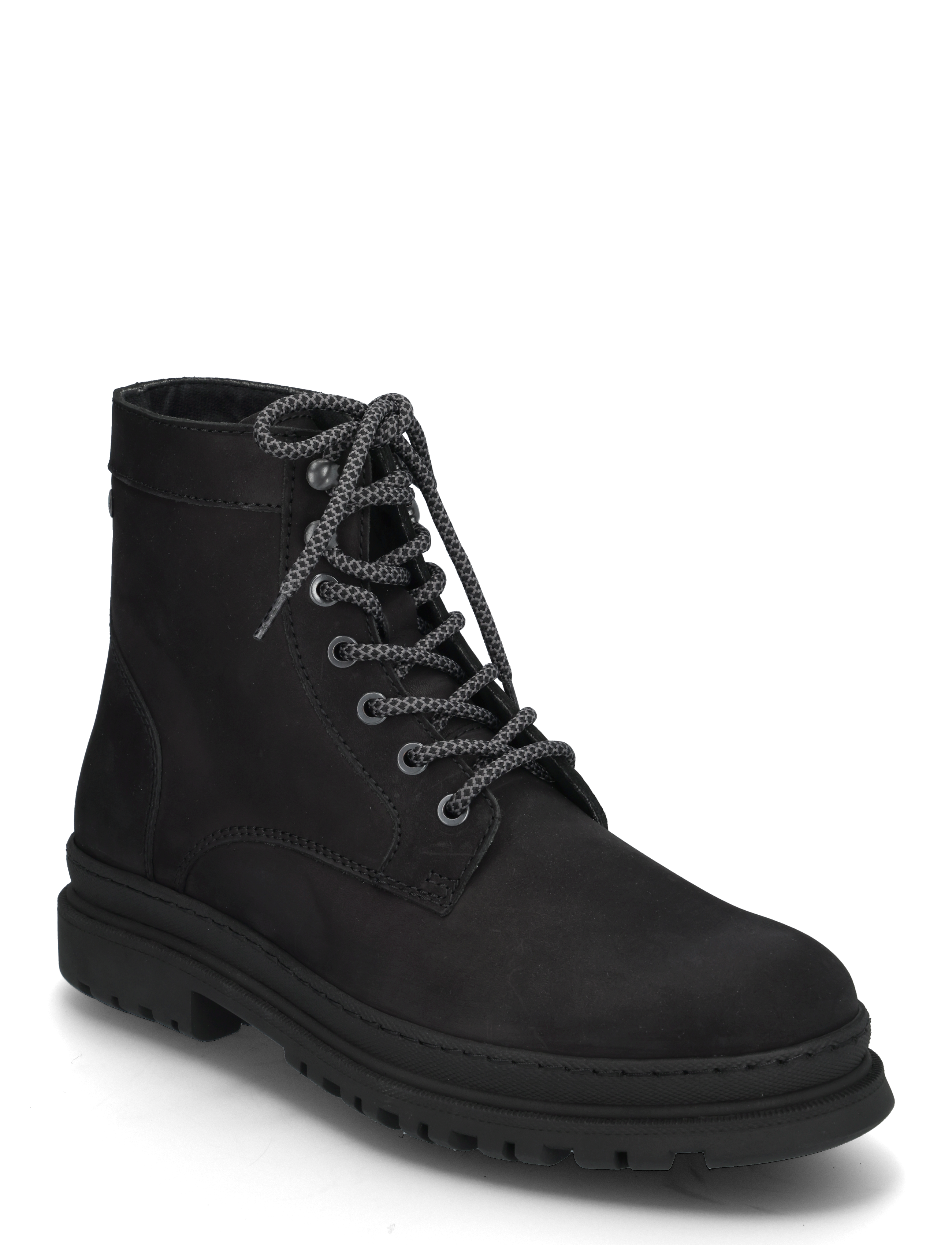 Jack & Jones JFWCHAPEL NUBUCK BOOT LN - Kängor - ANTHRACITE / black
