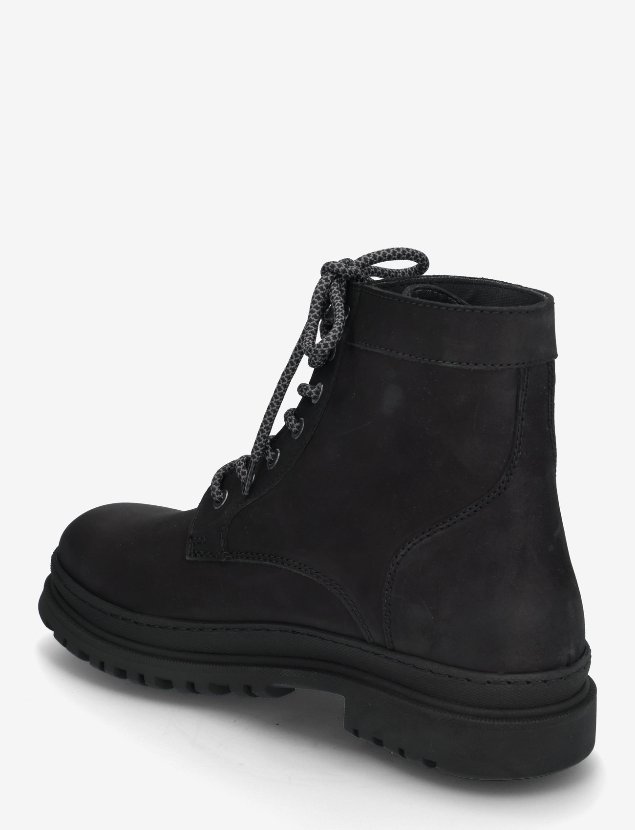 Jack & Jones - JFWCHAPEL NUBUCK BOOT LN - kängor med snörning - anthracite - 2