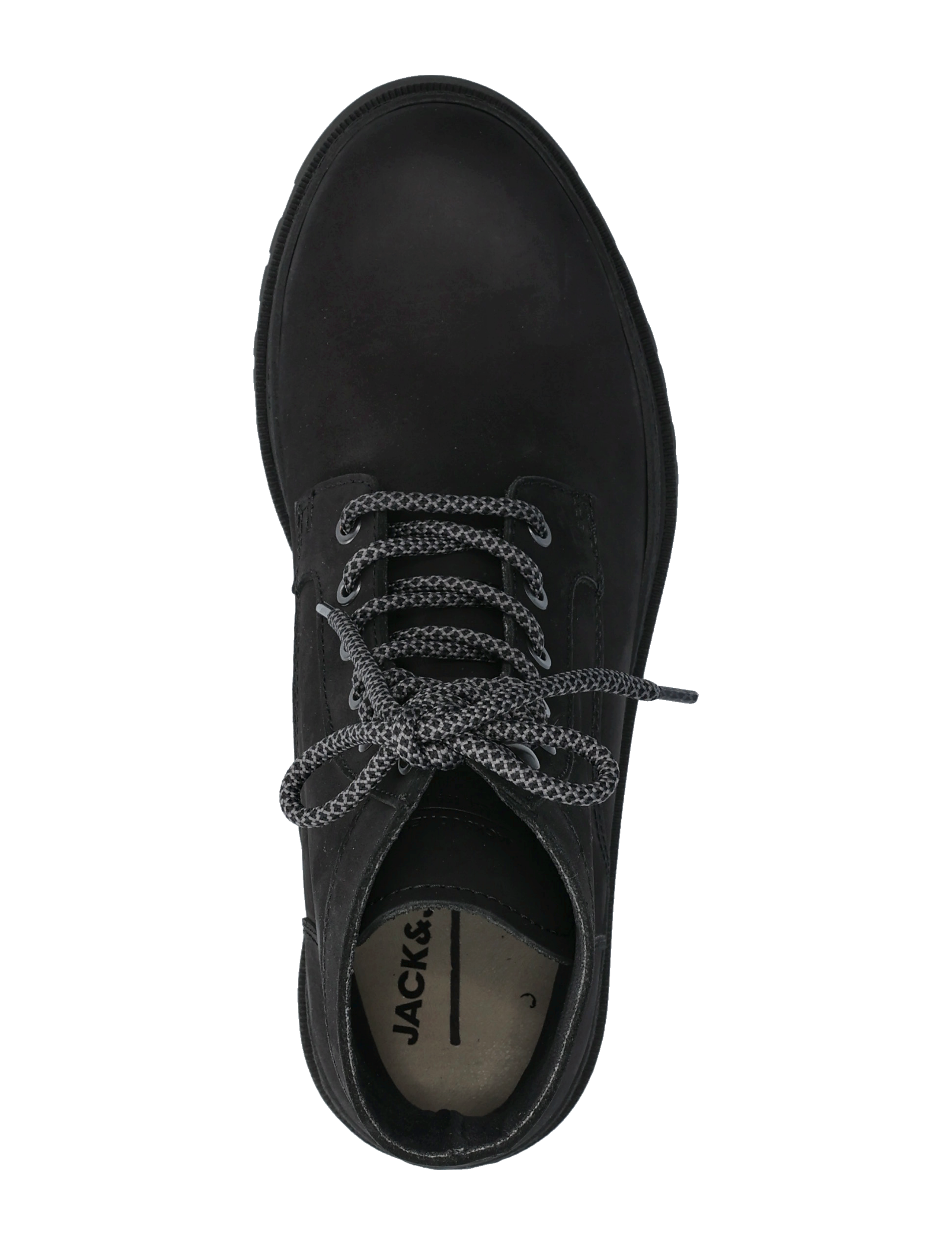 Jack & Jones - JFWCHAPEL NUBUCK BOOT LN - støvler med snøre - anthracite - 3
