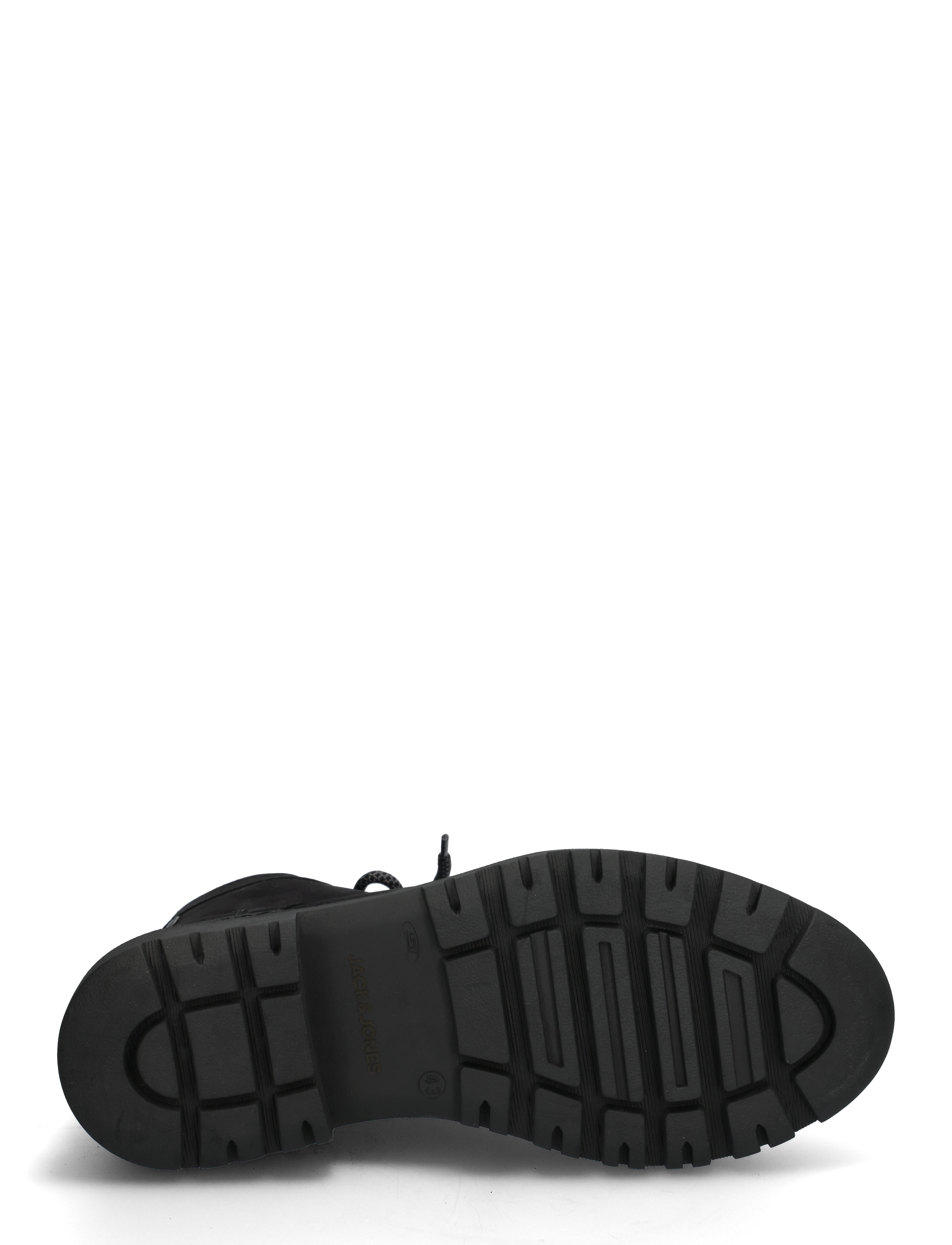 Jack & Jones - JFWCHAPEL NUBUCK BOOT LN - støvler med snøre - anthracite - 4