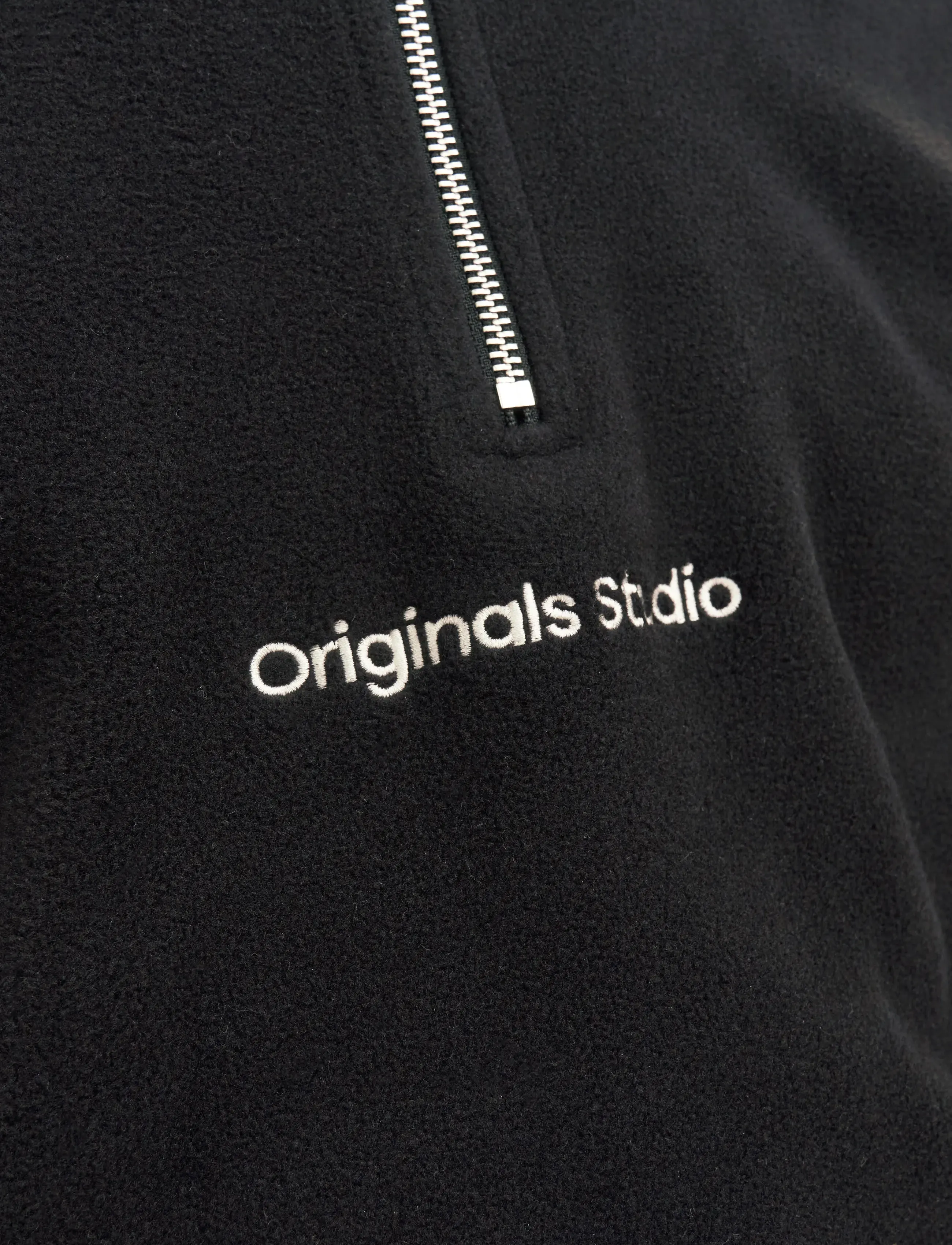 Jack & Jones - JORVESTERBRO FLEECE QUARTER ZIP NOOS - fleecetrøjer - black - 5