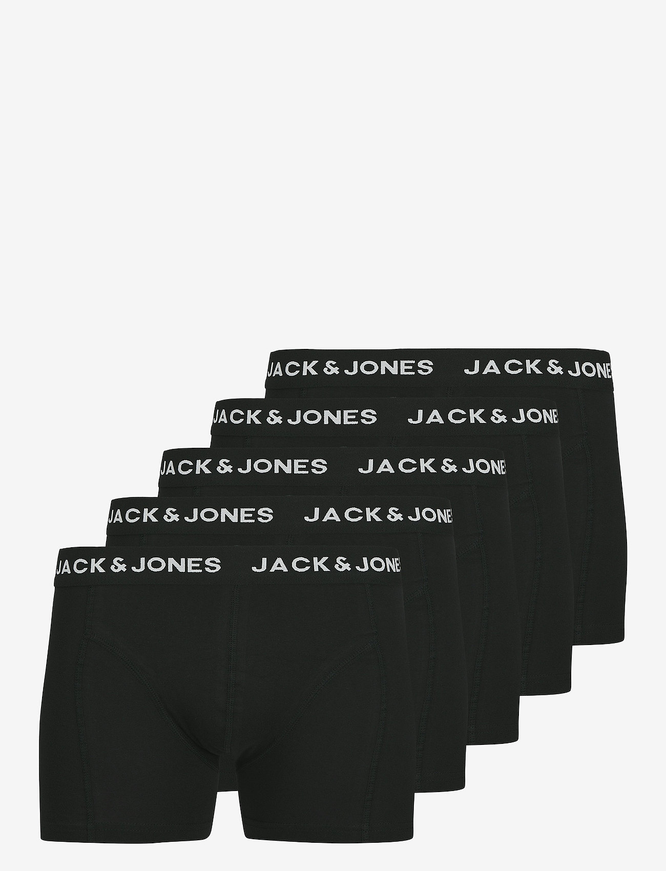 Jack & Jones - JACANTHONY TRUNKS 5 PACK LN - black - 0