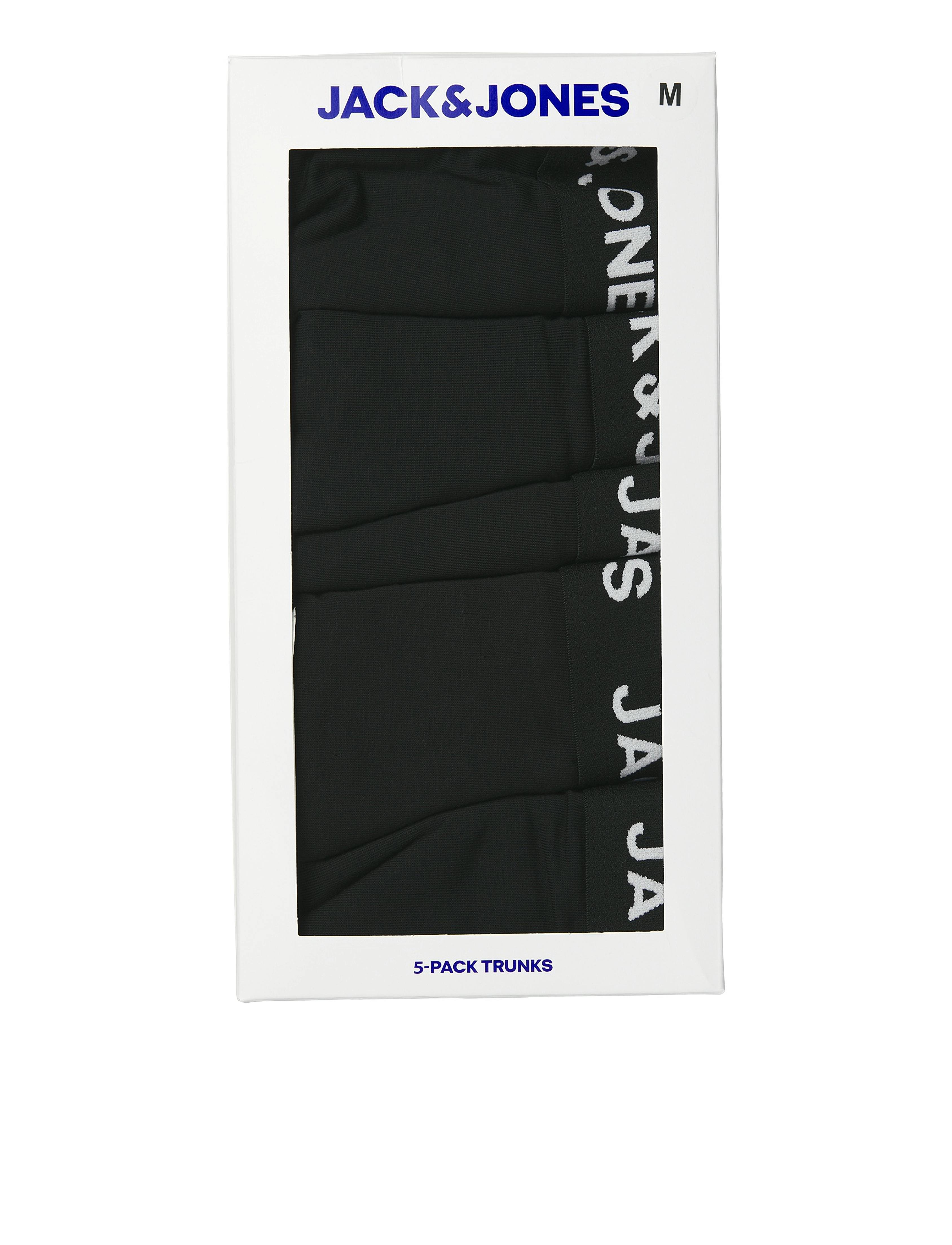 Jack & Jones - JACANTHONY TRUNKS 5 PACK LN - black - 4