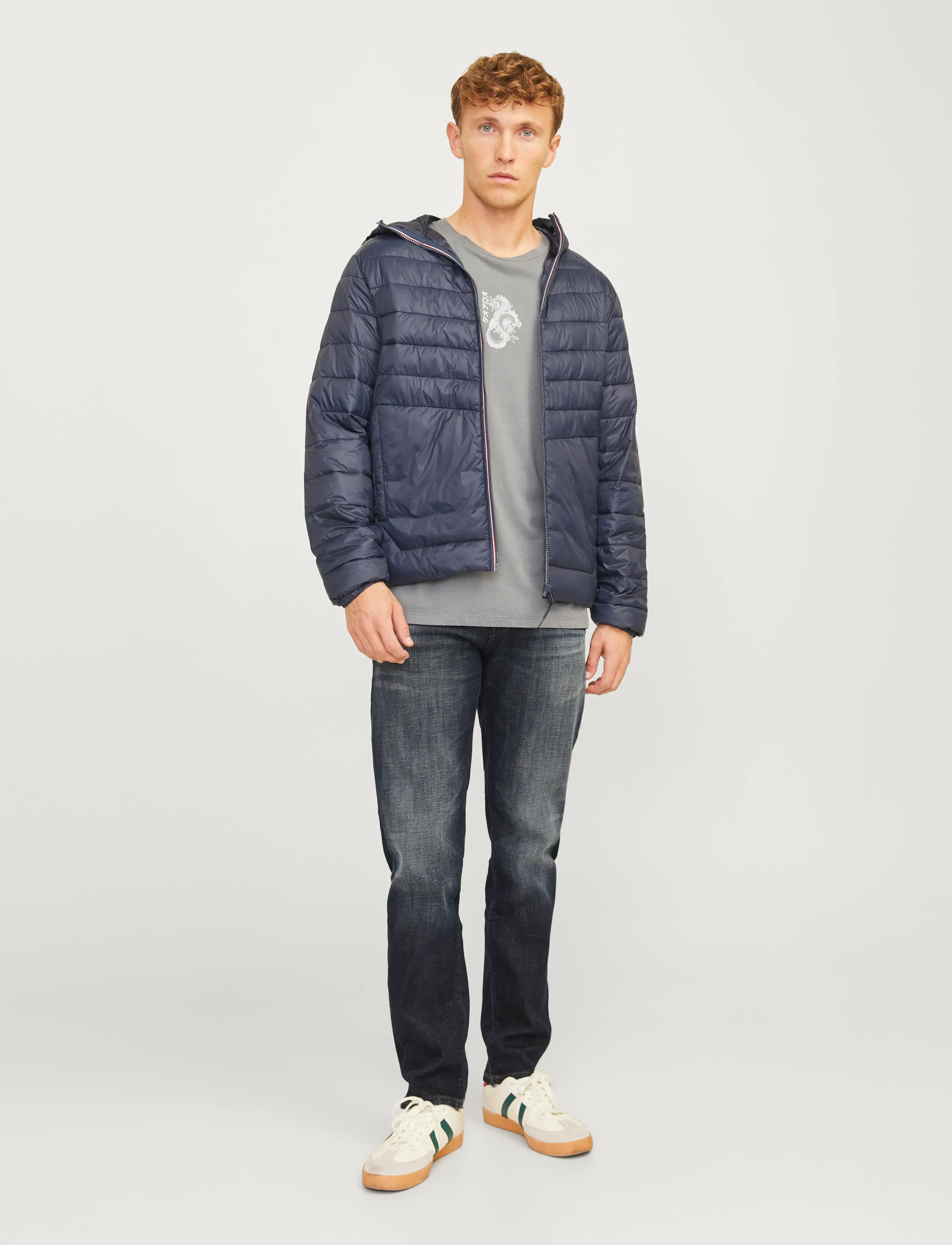 Jack & Jones JJIMIKE JJCADE GE 232 NOOS - Jeans - BLUE DENIM / black