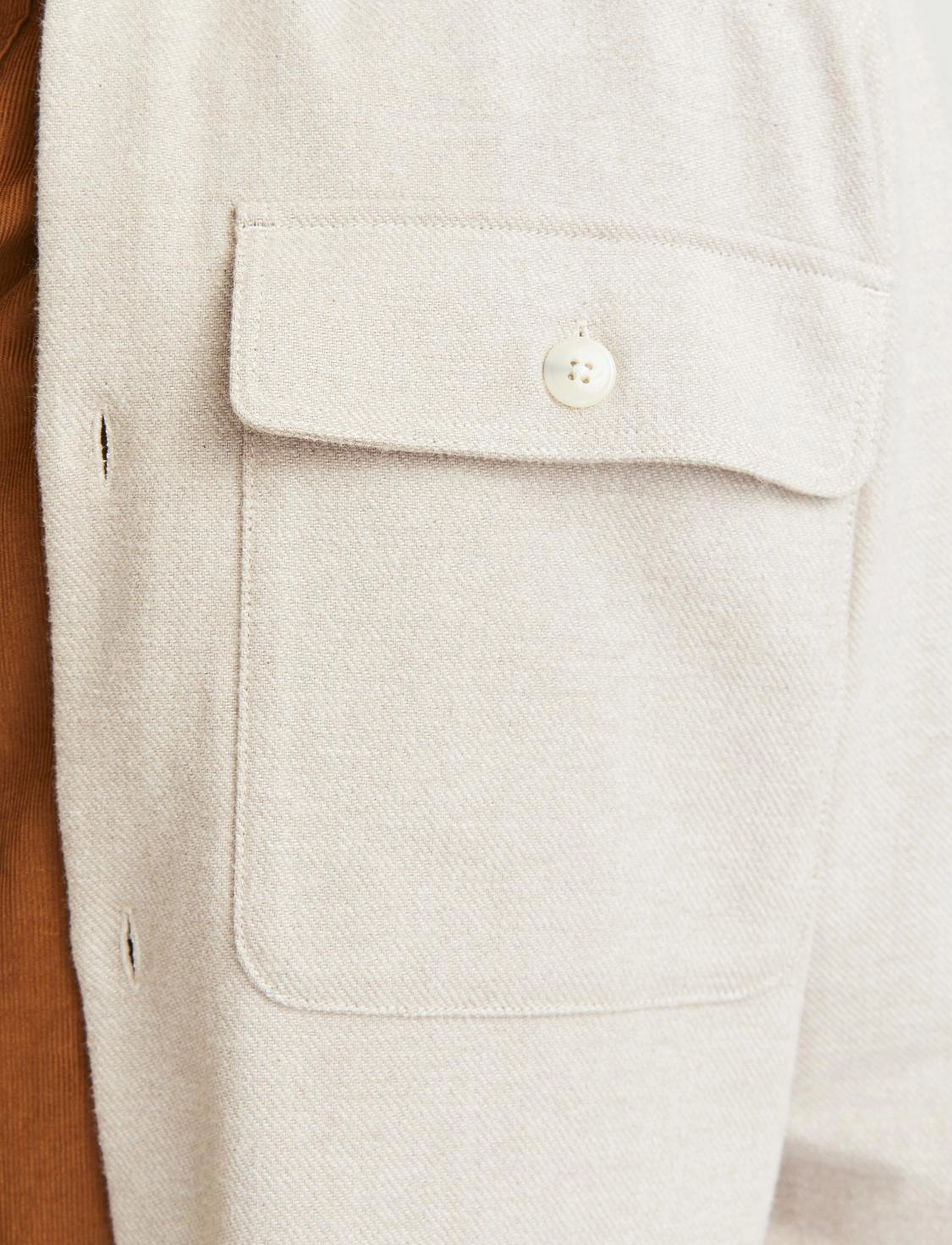 Jack & Jones - JPRRAYMOND MELANGE SOLID LS OVERSHIRT SN - summer sand - 2
