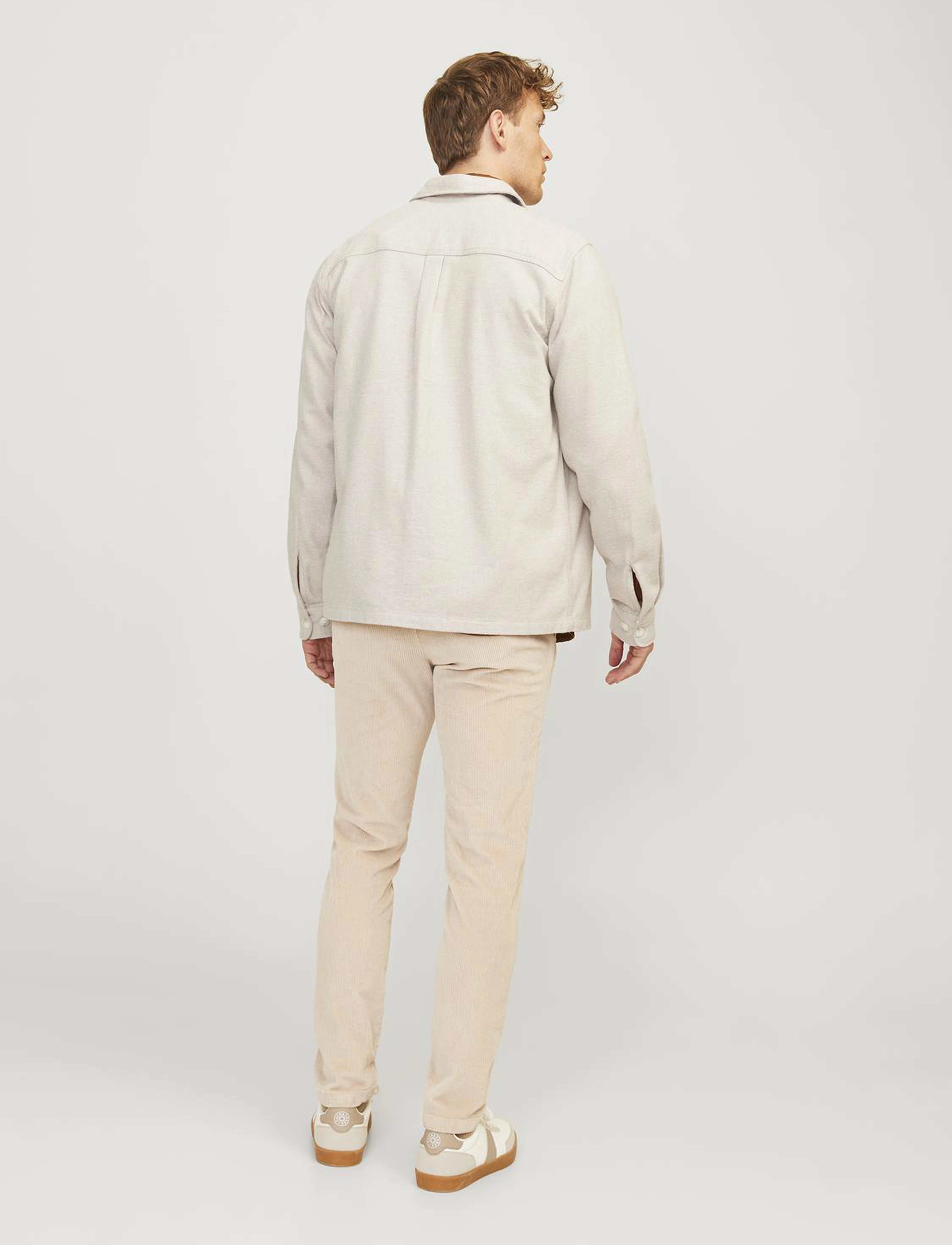 Jack & Jones - JPRRAYMOND MELANGE SOLID LS OVERSHIRT SN - summer sand - 5