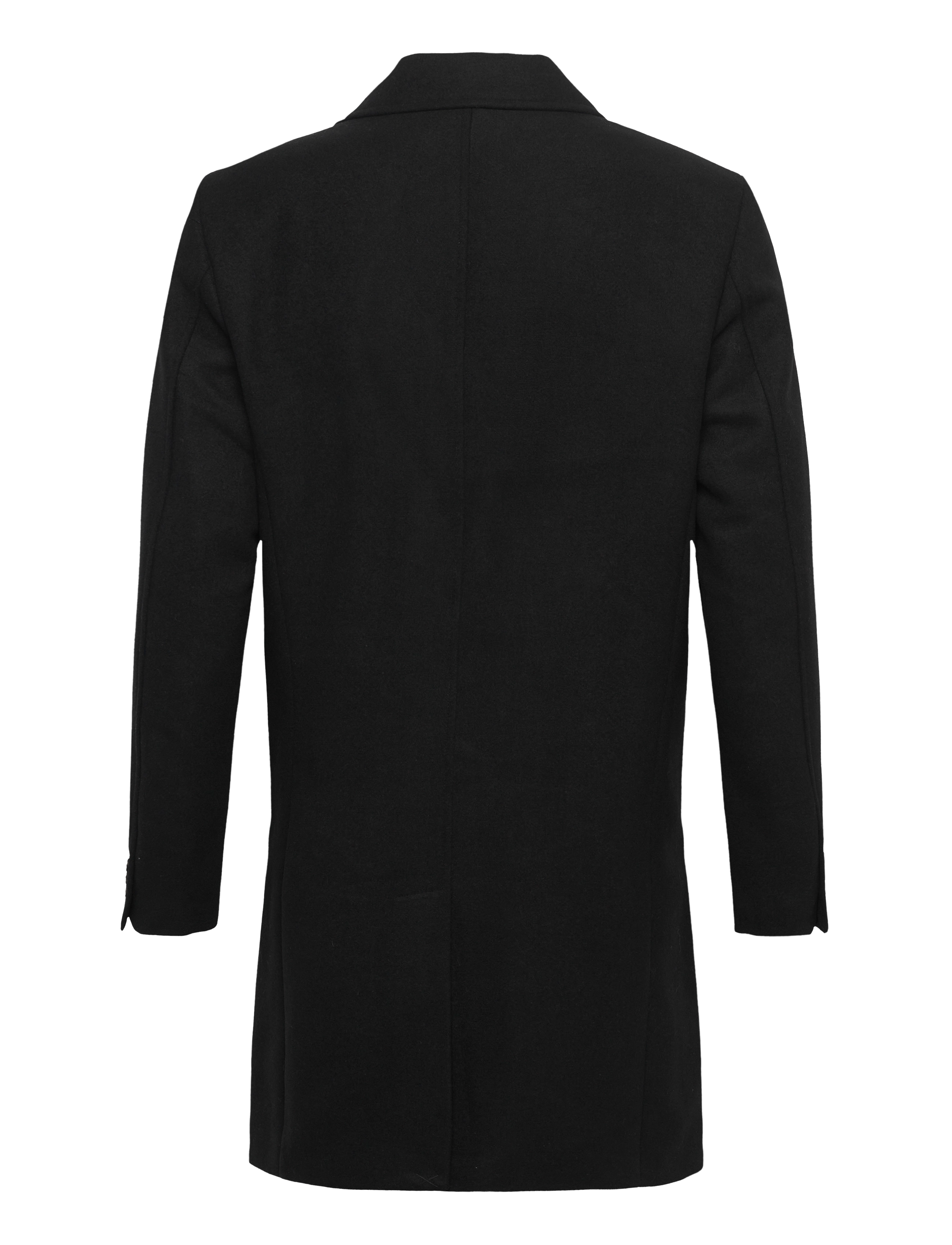 Jack & Jones - JJEHARRISON WOOL BLEND COAT SN - kurtki zimowe - black - 2