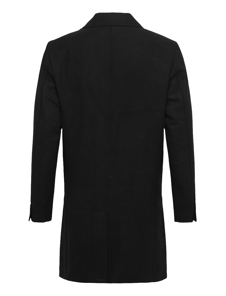 Jack & Jones - JJEHARRISON WOOL BLEND COAT SN - wollmäntel - black - 2