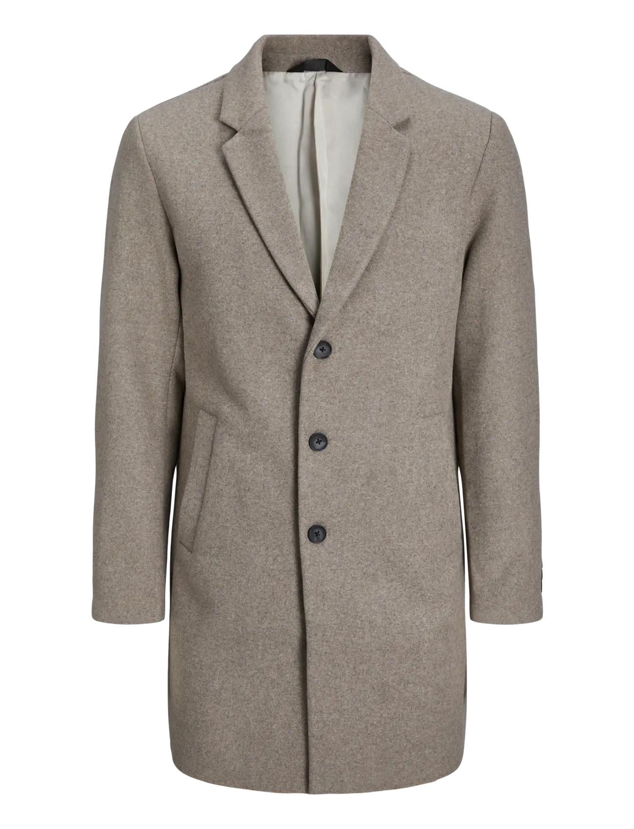 JJEHARRISON WOOL BLEND COAT SN - GREIGE