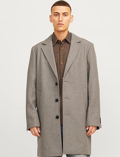 Jjeharrison Wool Blend Coat Sn - Uldfrakker