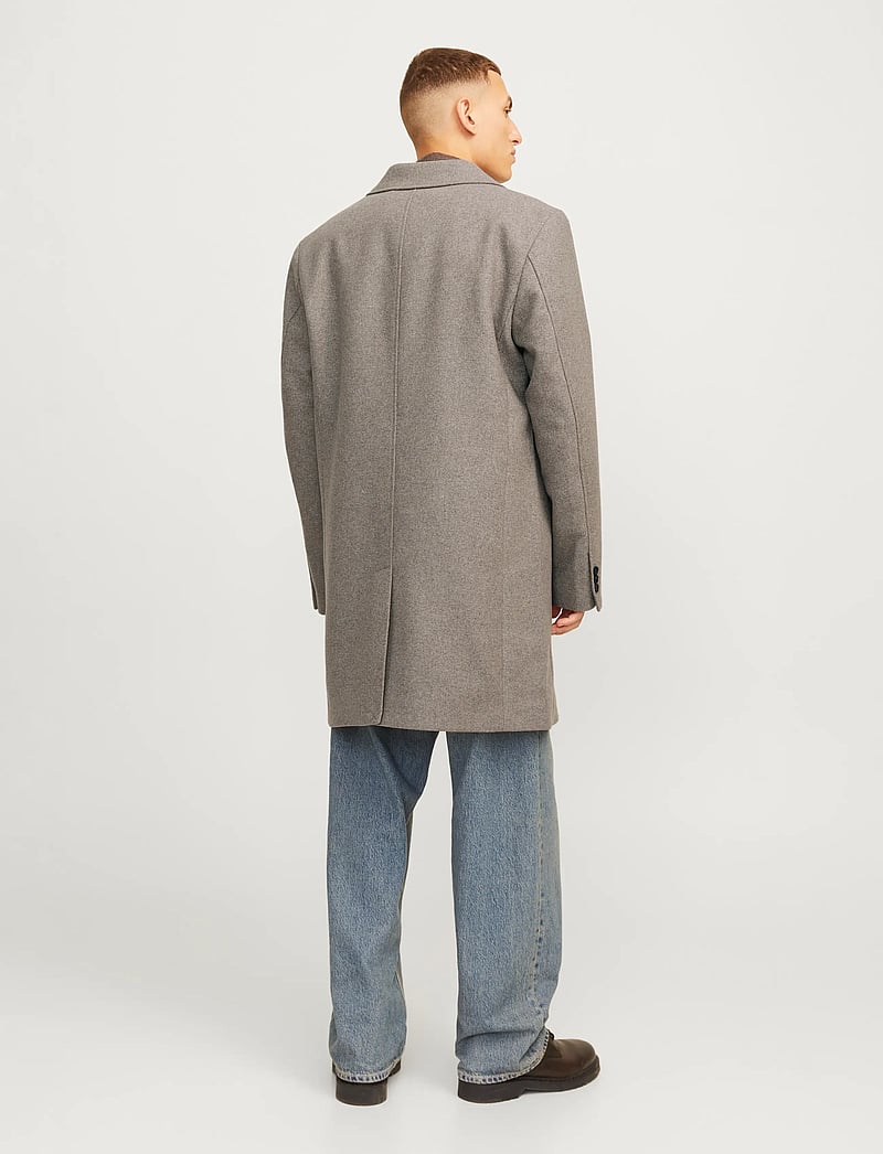 Jack & Jones - JJEHARRISON WOOL COAT SN - wełniane płaszcze - greige - 2