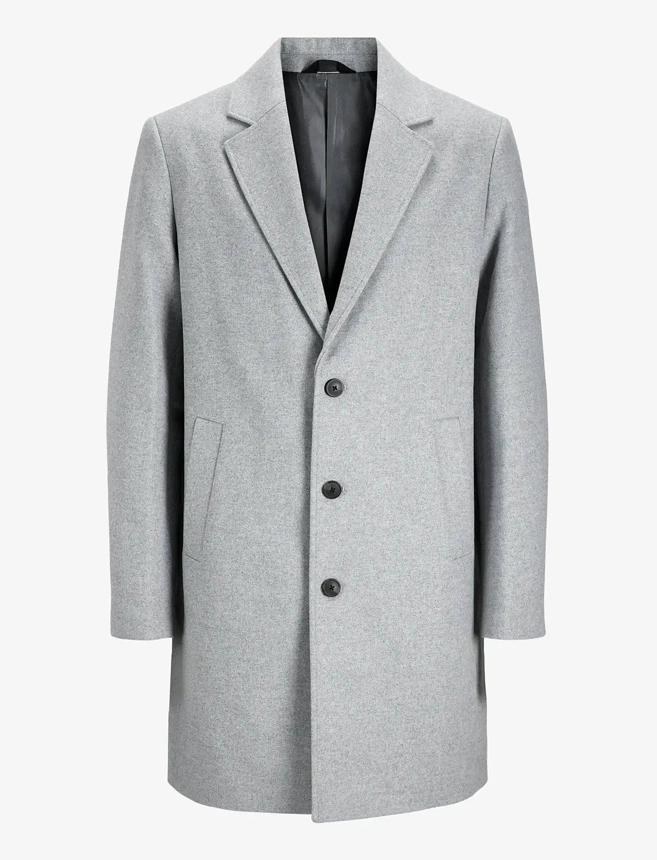 Jack & Jones - JJEHARRISON WOOL COAT SN - talvejoped - light grey melange - 1