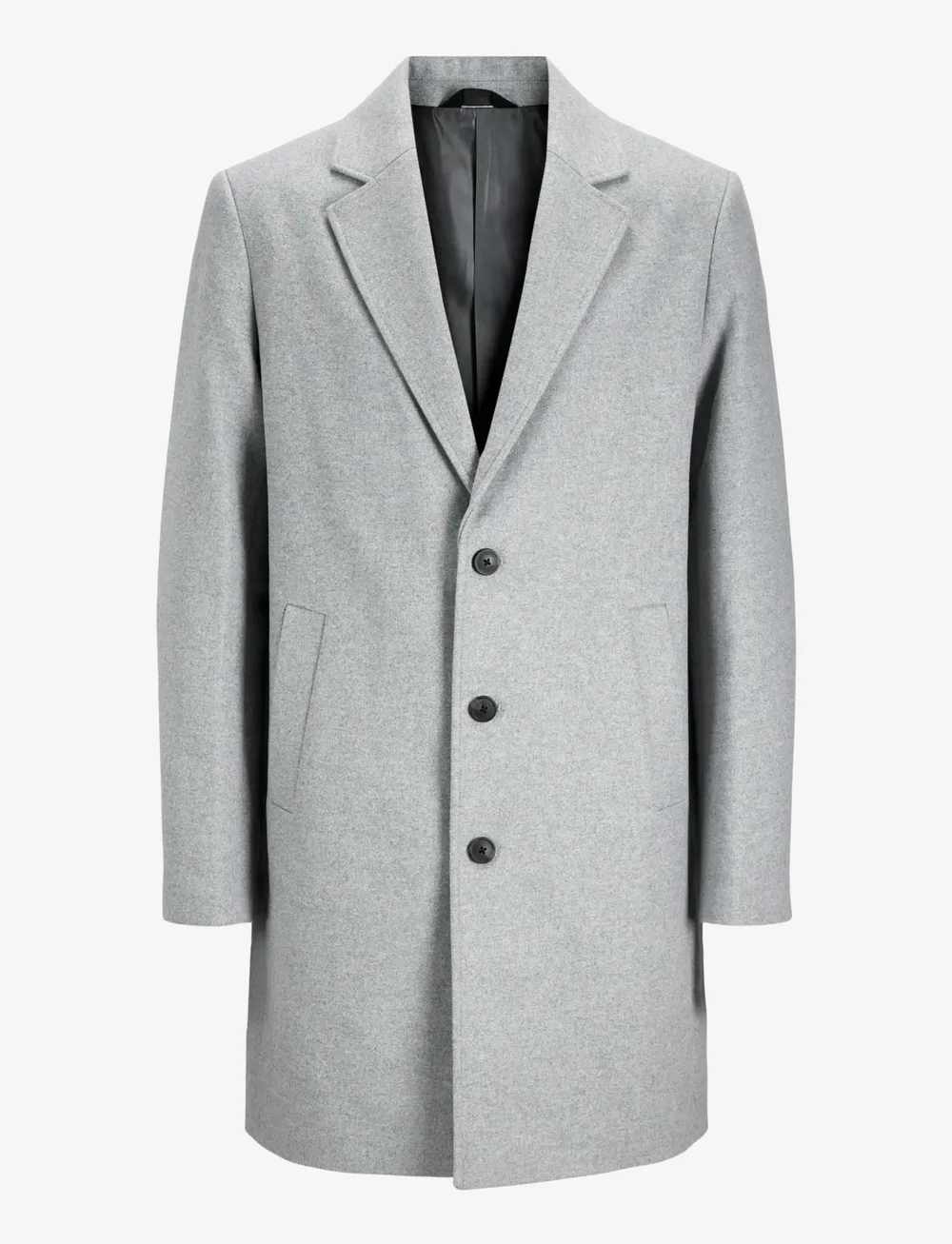 Jack & Jones - JJEHARRISON WOOL BLEND COAT SN - vinterjackor - light grey melange - 1
