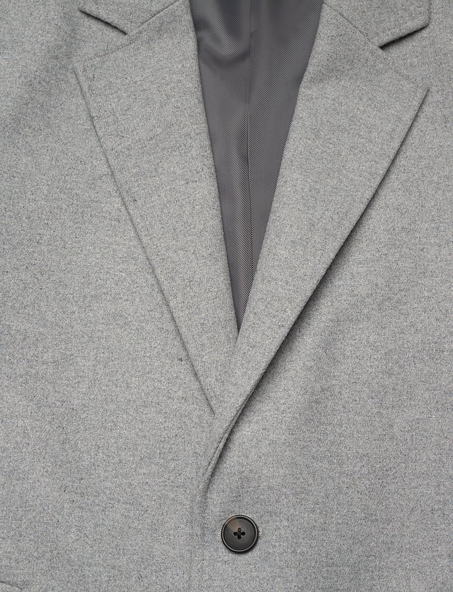 Jack & Jones - JJEHARRISON WOOL BLEND COAT SN - wollmäntel - light grey melange - 5
