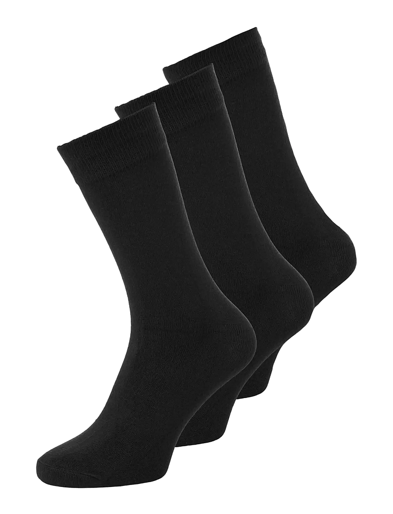 Jack & Jones - JACBASIC BAMBOO SOCK 3 PACK NOOS - crew sokkar - black - 0