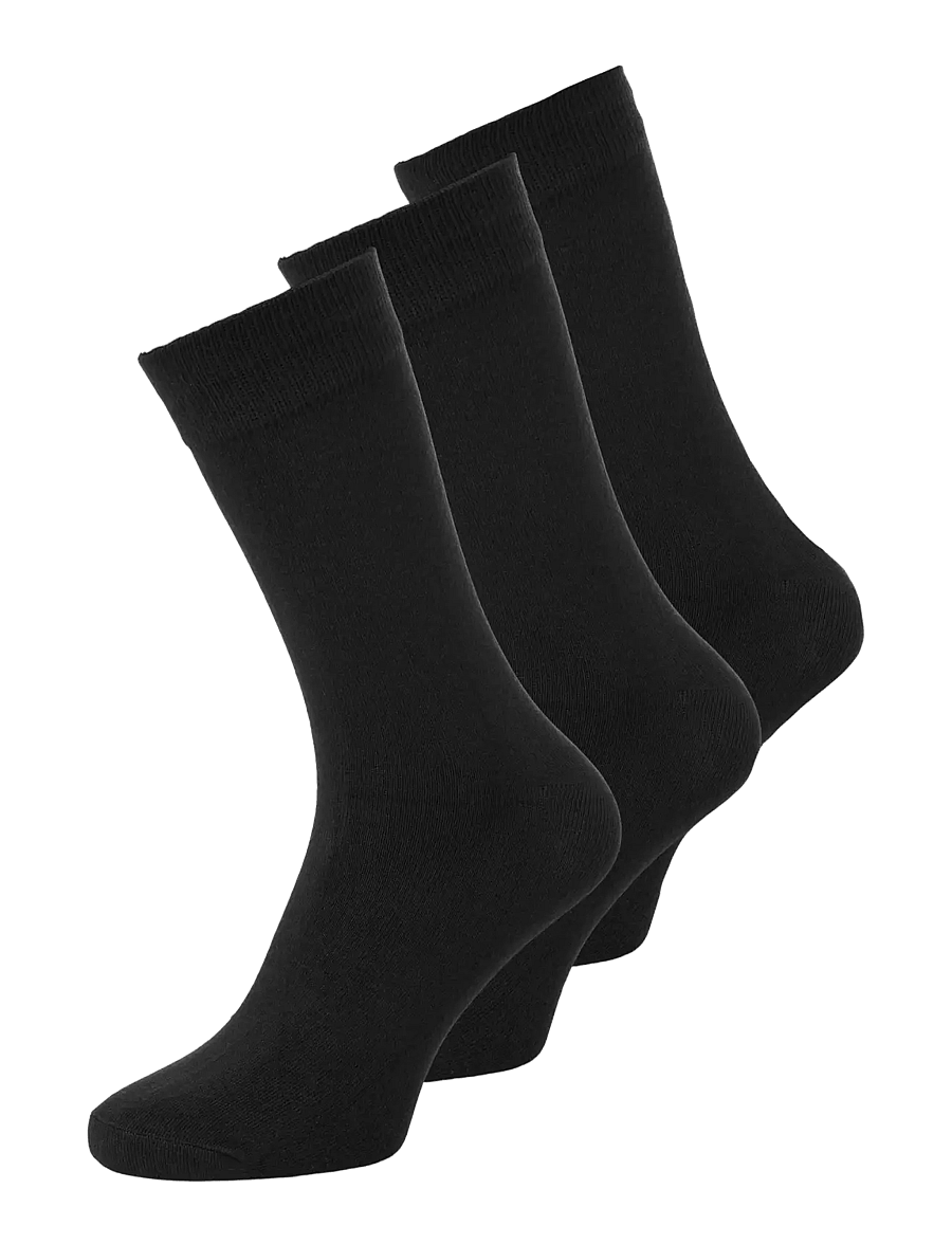 Jack & Jones - JACBASIC BAMBOO SOCK 3 PACK NOOS - tennissocken - black - 0
