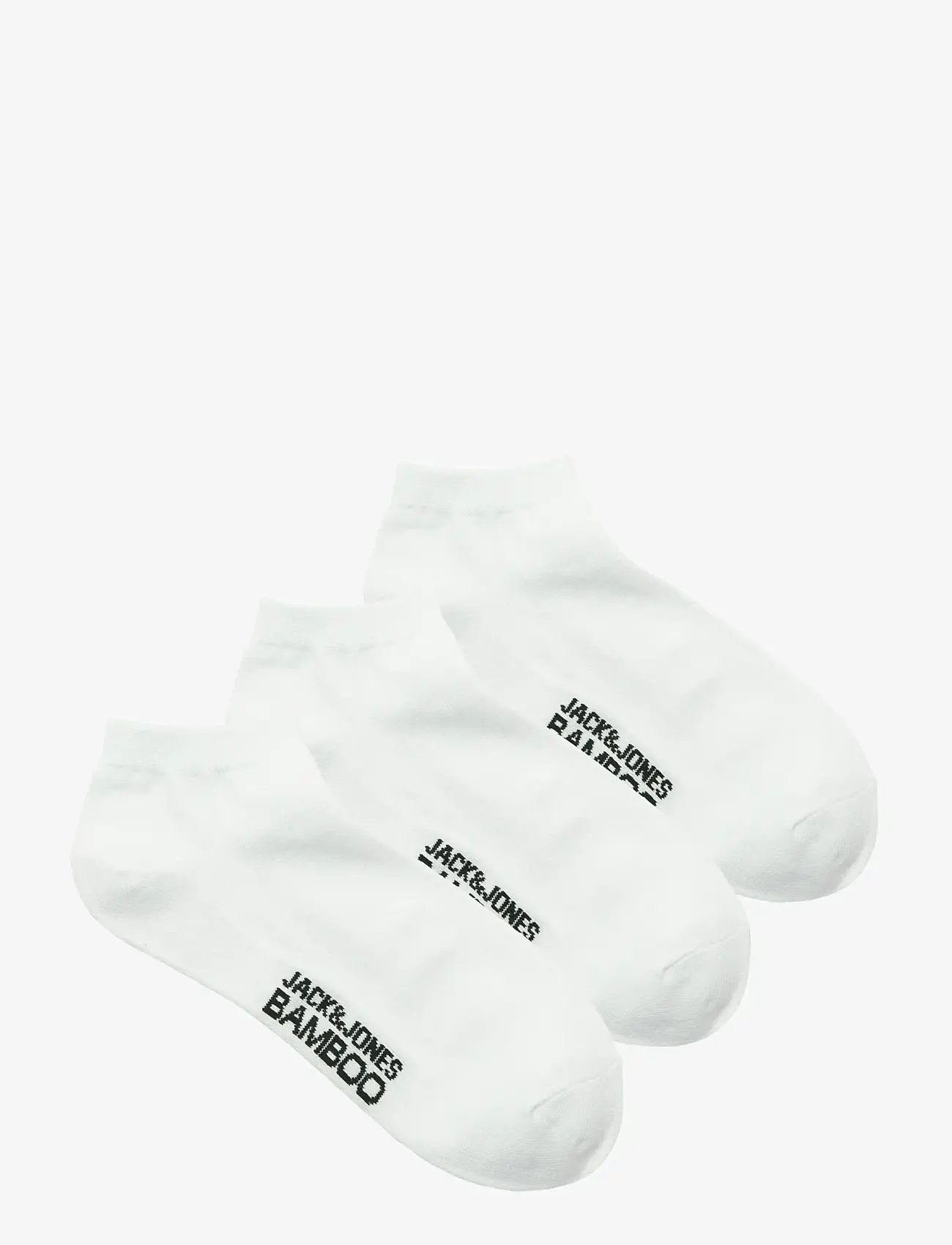 Jack & Jones - JACBASIC BAMBOO SHORT SOCK 3 PACK NOOS - madalaimad hinnad - white - 0