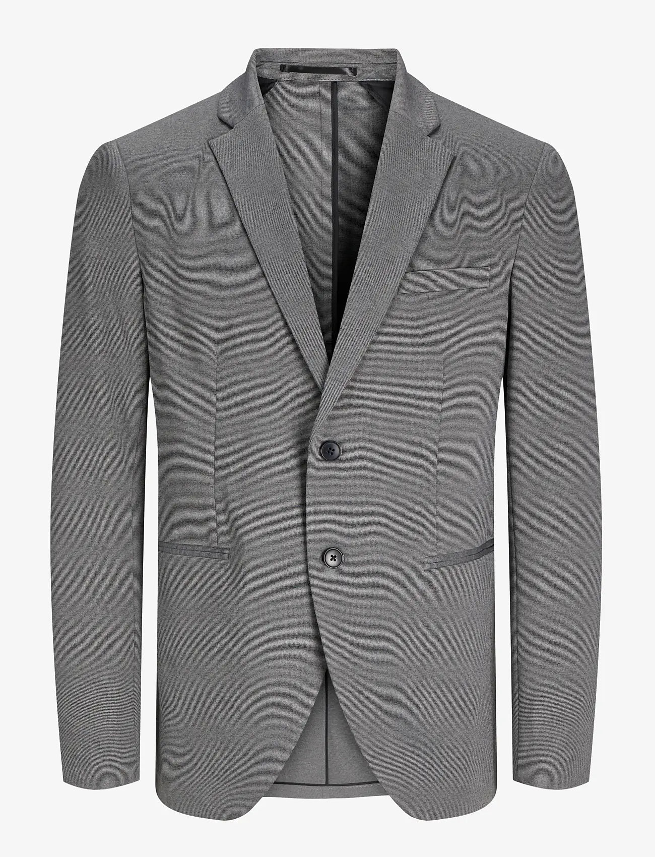 Jack & Jones - JPRJAXON JERSEY BLAZER NOOS - dobbeltradede blazere - dark grey melange - 1
