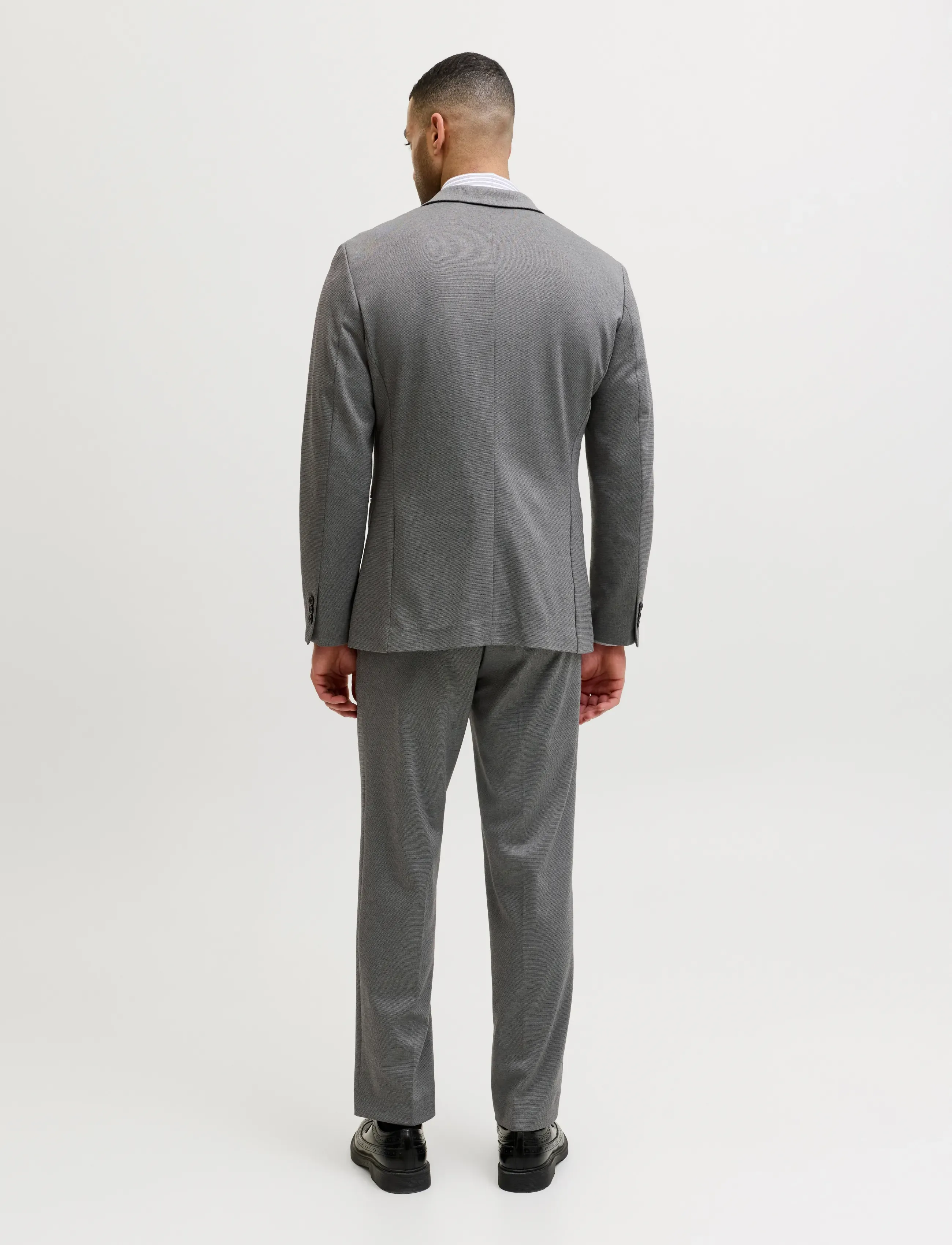 Jack & Jones - JPRJAXON JERSEY BLAZER NOOS - blazers met dubbele knopen - dark grey melange - 2