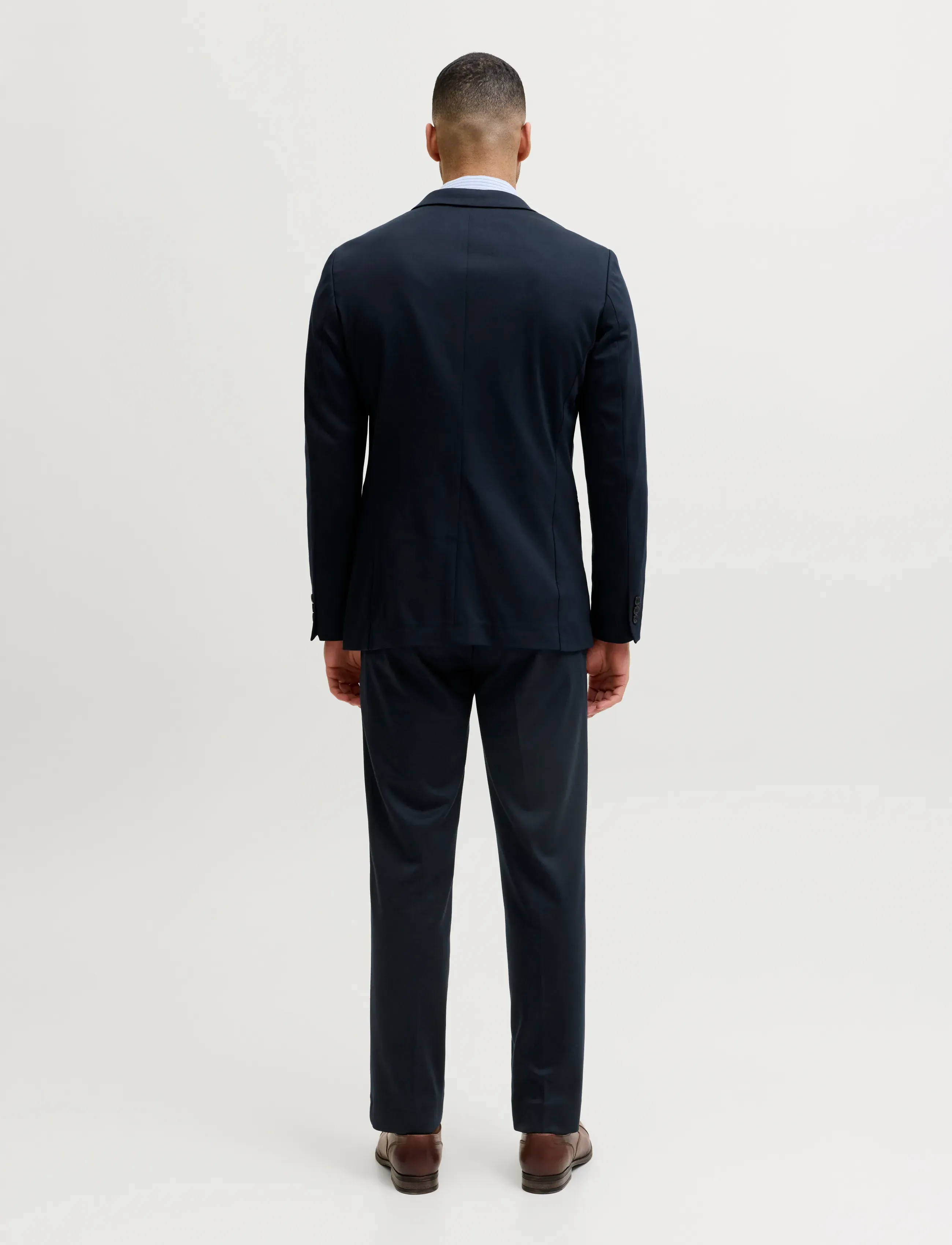 Jack & Jones - JPRJAXON JERSEY BLAZER NOOS - dubbelknäppta kavajer - dark navy - 2