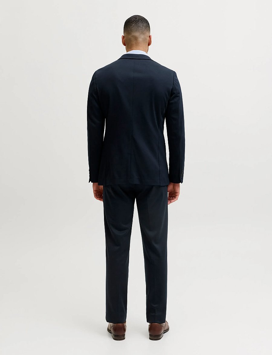 Jack & Jones - JPRJAXON JERSEY BLAZER NOOS - dubbelknäppta kavajer - dark navy - 2